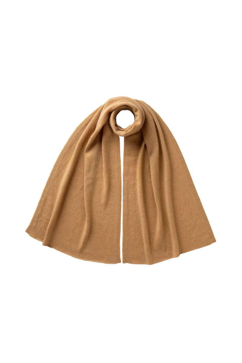Gauzy Cashmere Camel Travel Stole 1