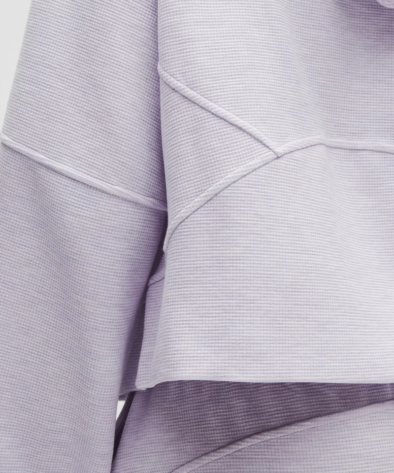 Scuba Oversized Full-Zip Hoodie *Waffle 7