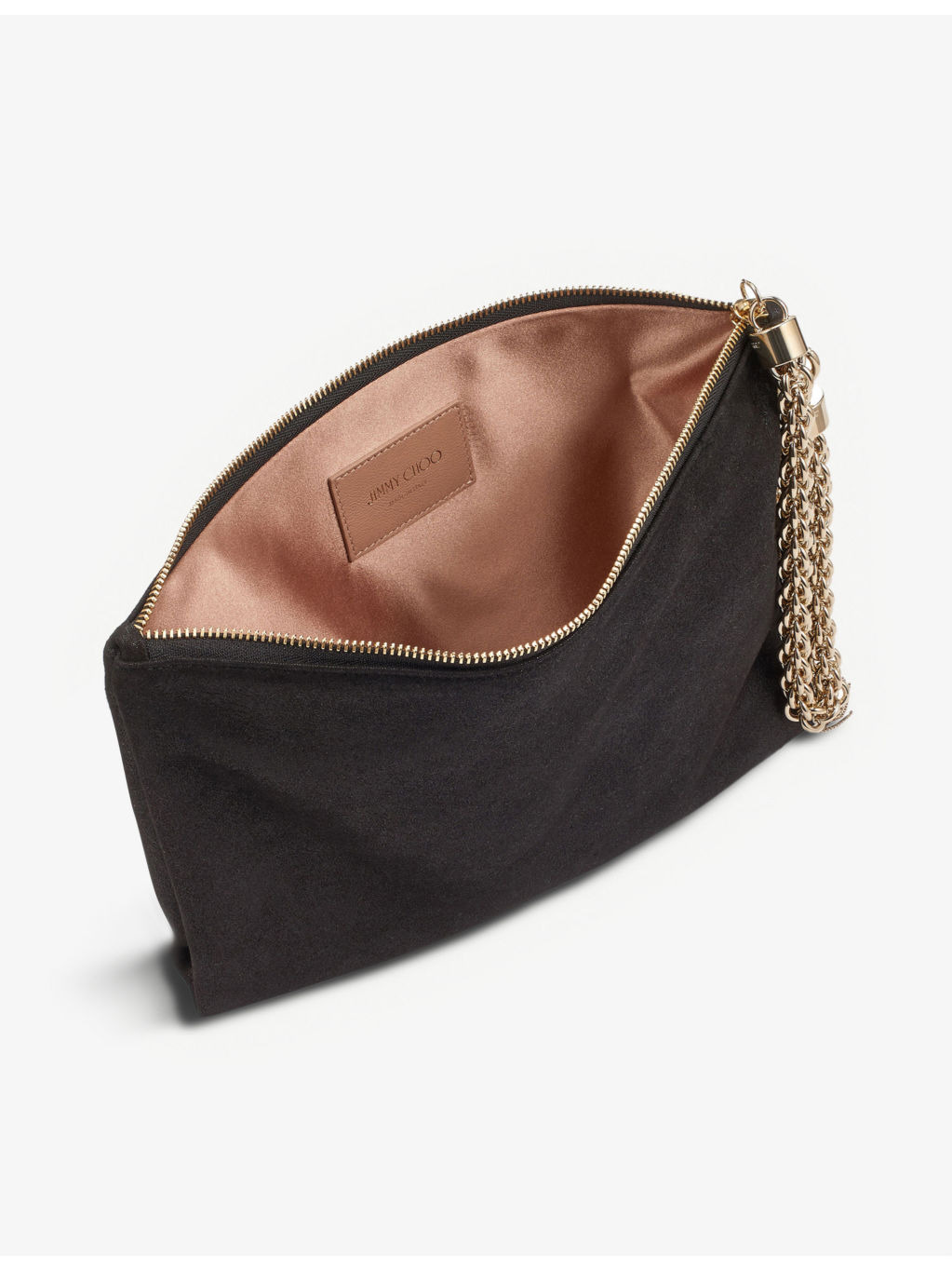 Callie Suede Clutch Bag - 5