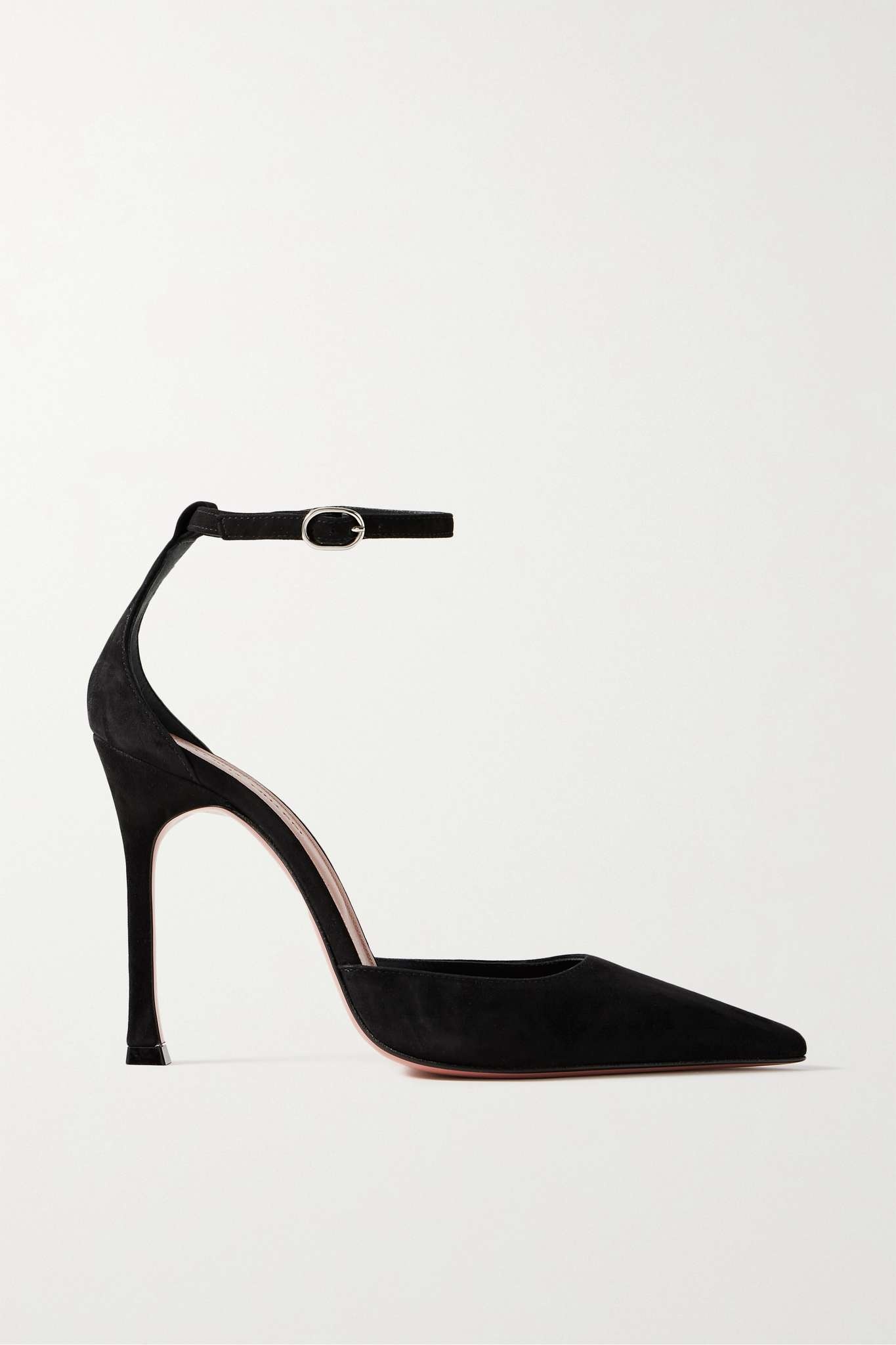 Kim suede point-toe pumps - 1