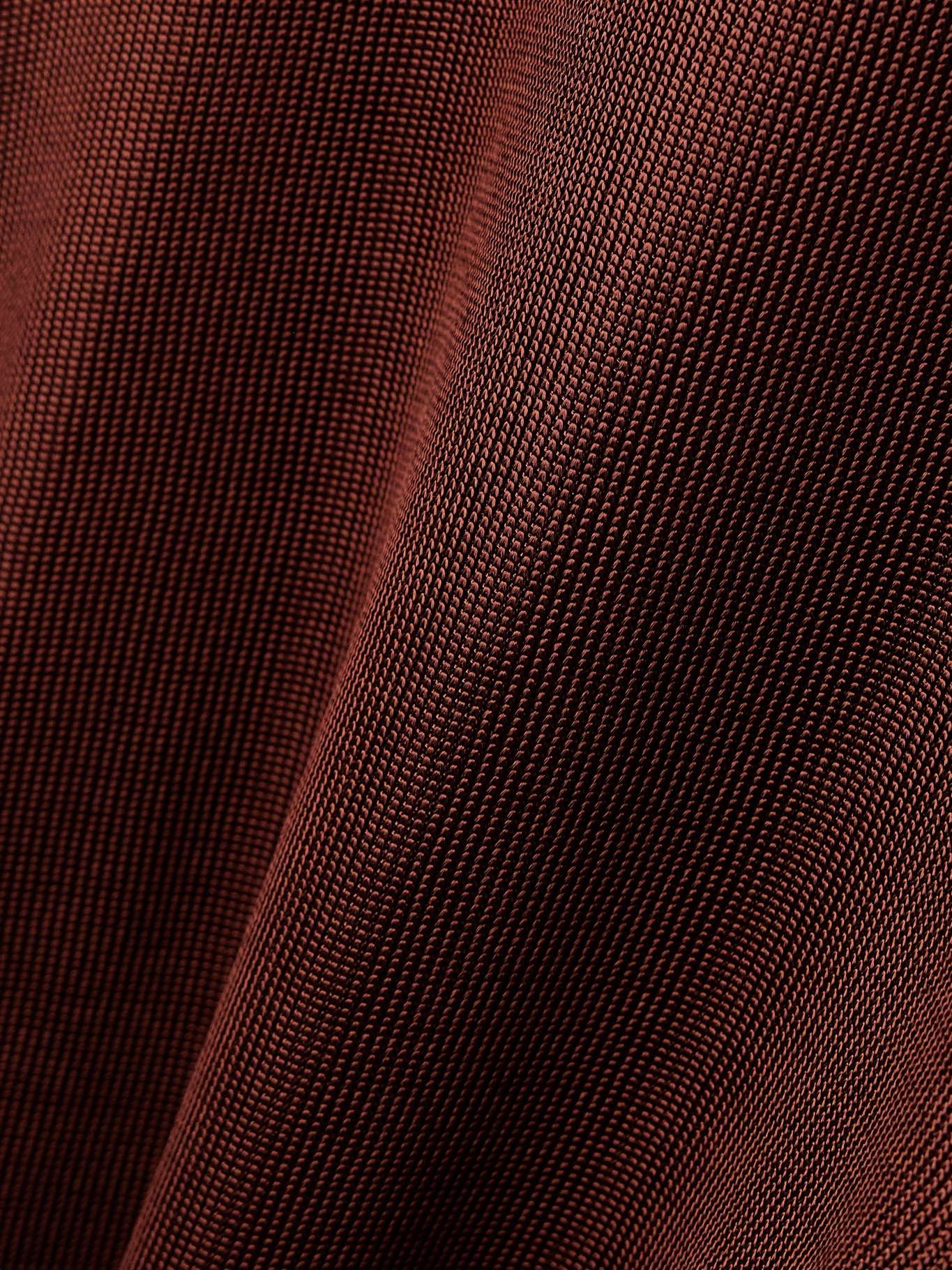 Luella gathered stretch-knit maxi dress Burgundy - 4