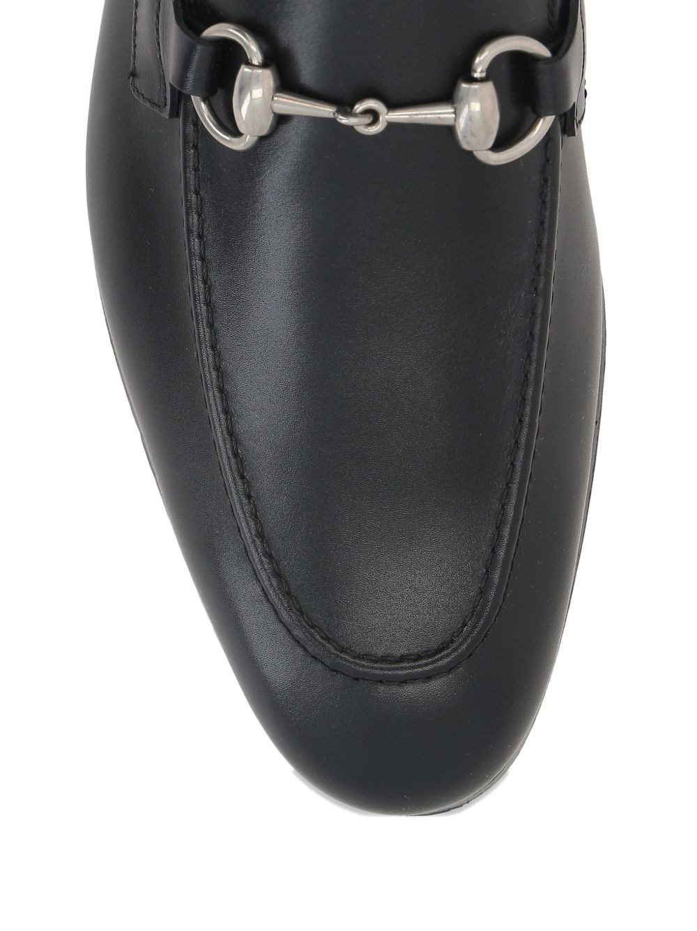 horsebit-embellished leather loafers - 4