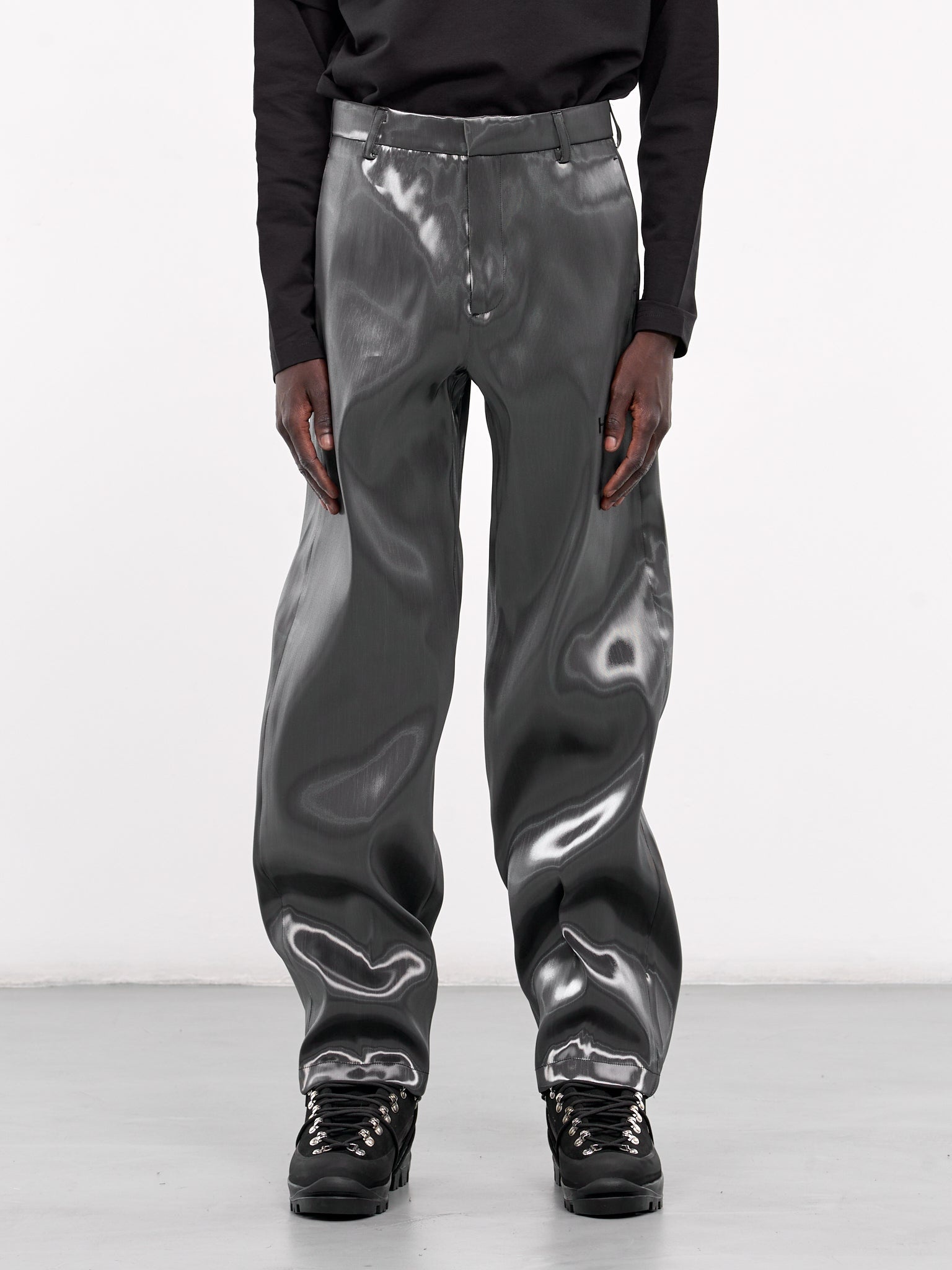 HELIOT EMIL™ Liquid Metal Trousers | hlorenzo | REVERSIBLE