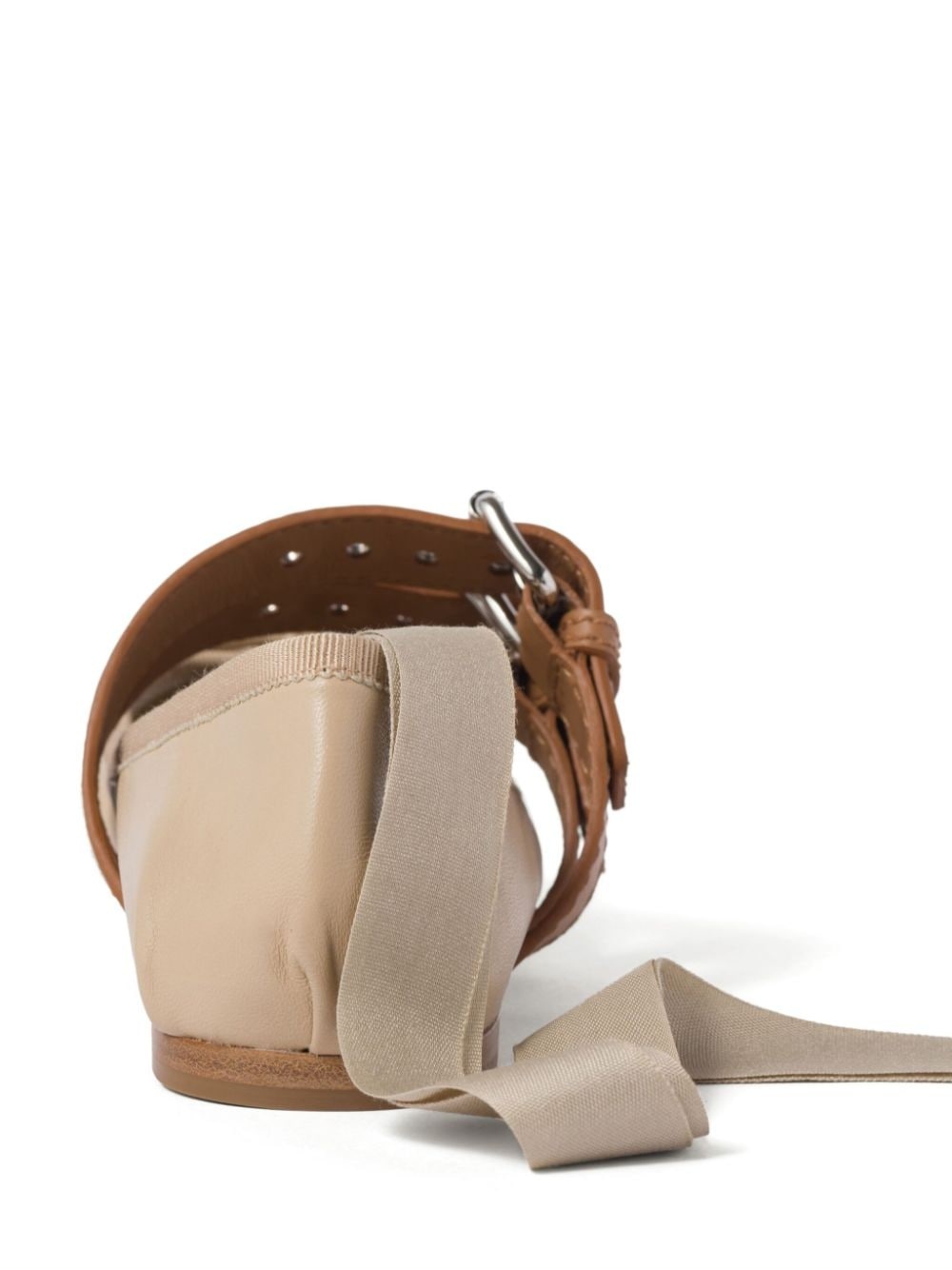 buckled ballet pumps - 3
