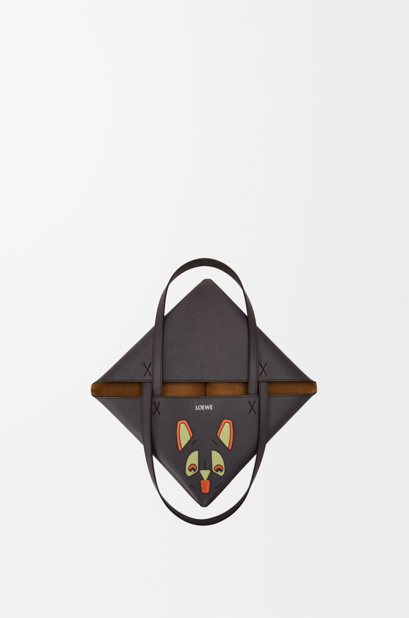 Futurist Cat medium Puzzle Fold tote in nappa calfskin 8