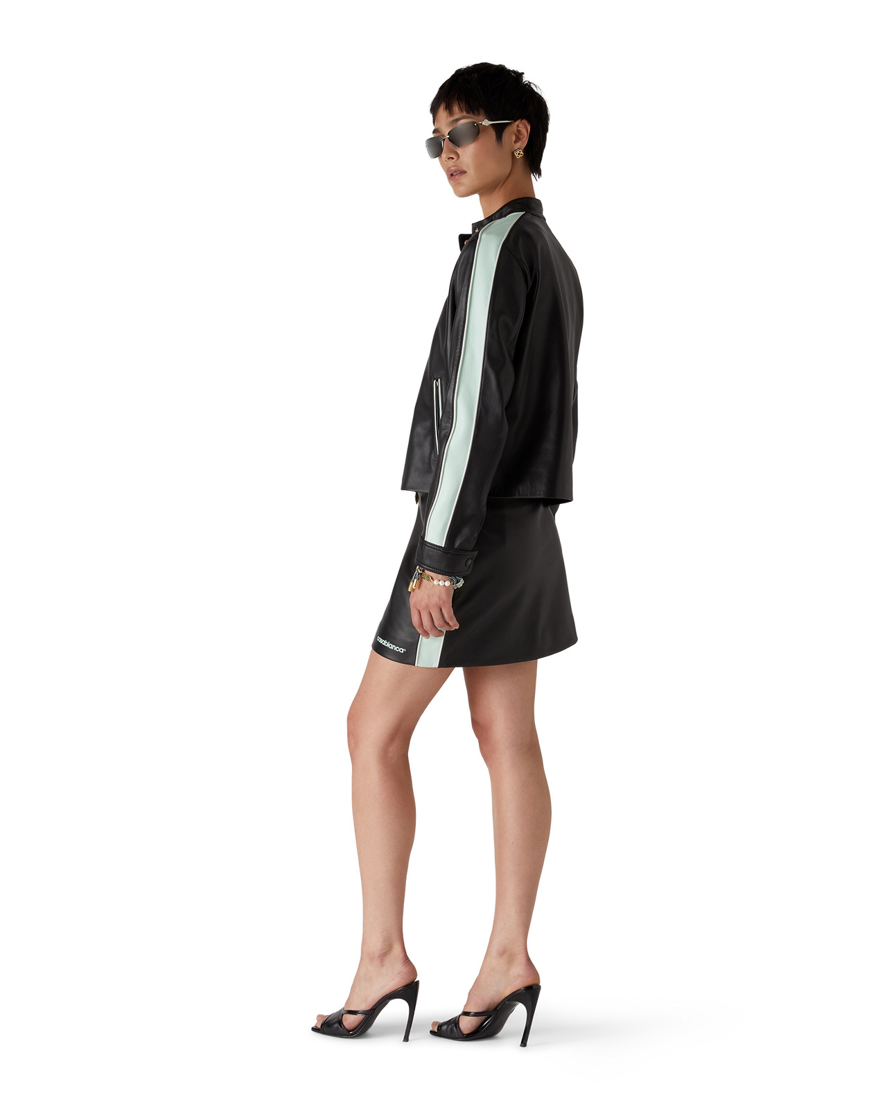 Leather Mini Skirt - 3