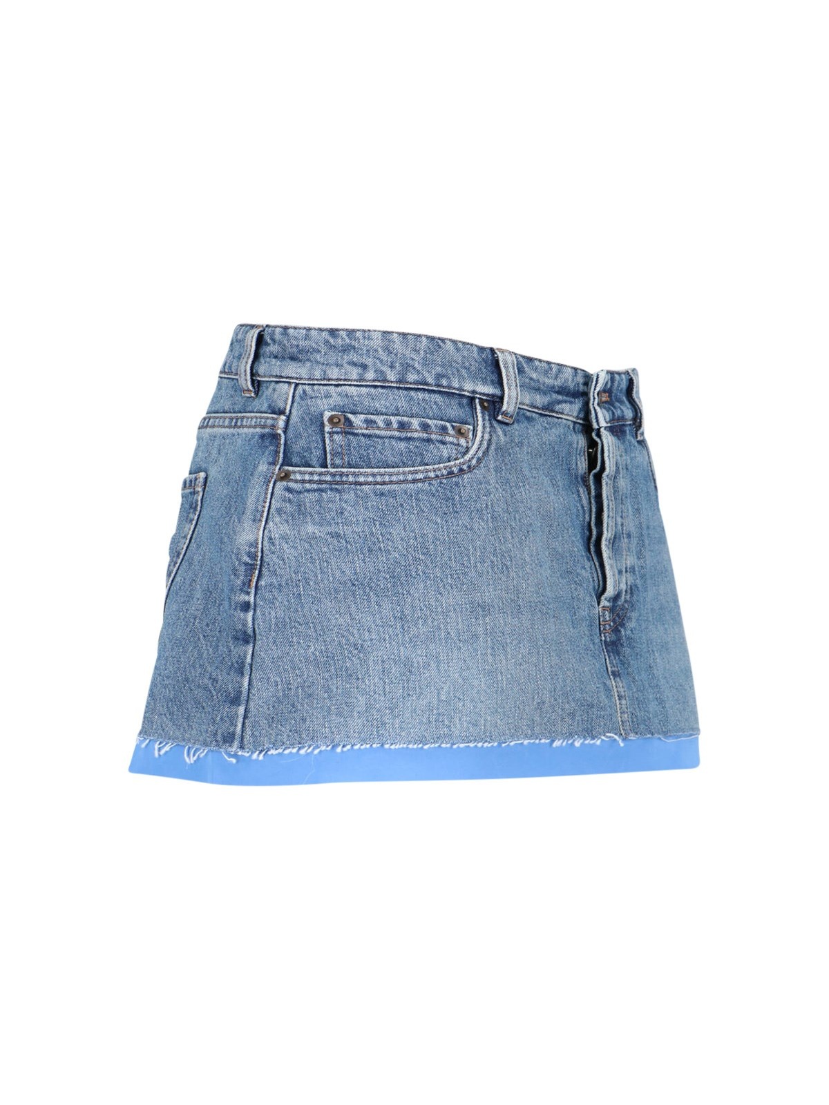 DENIM MINI SKIRT - 3