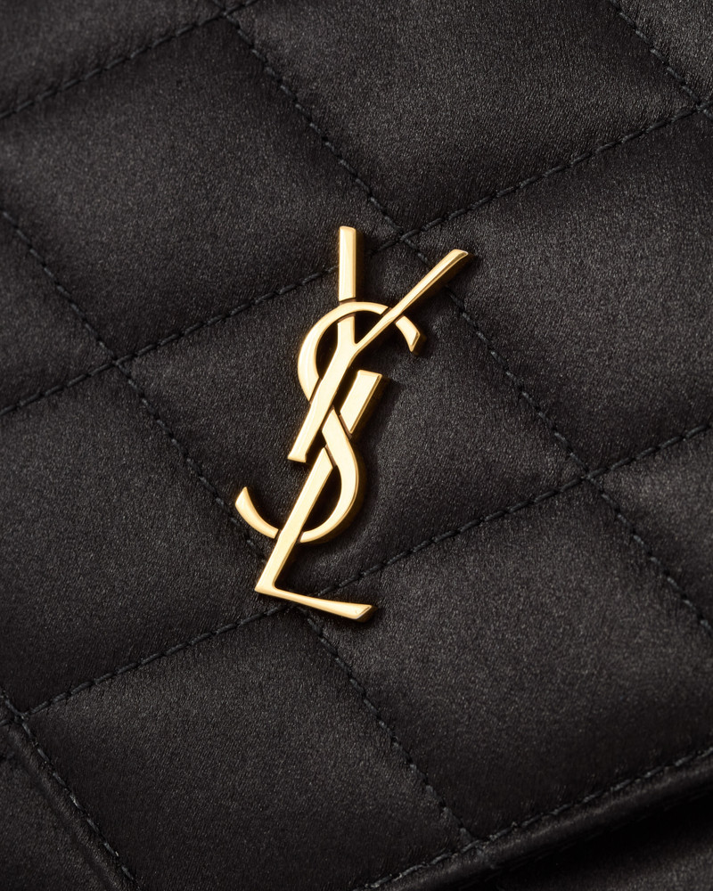 PARIS CHAIN WALLET IN SATIN 8