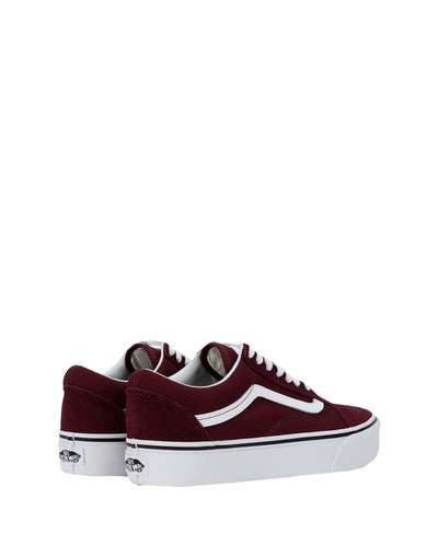 Vans Burgundy Women's Sneakers outlook