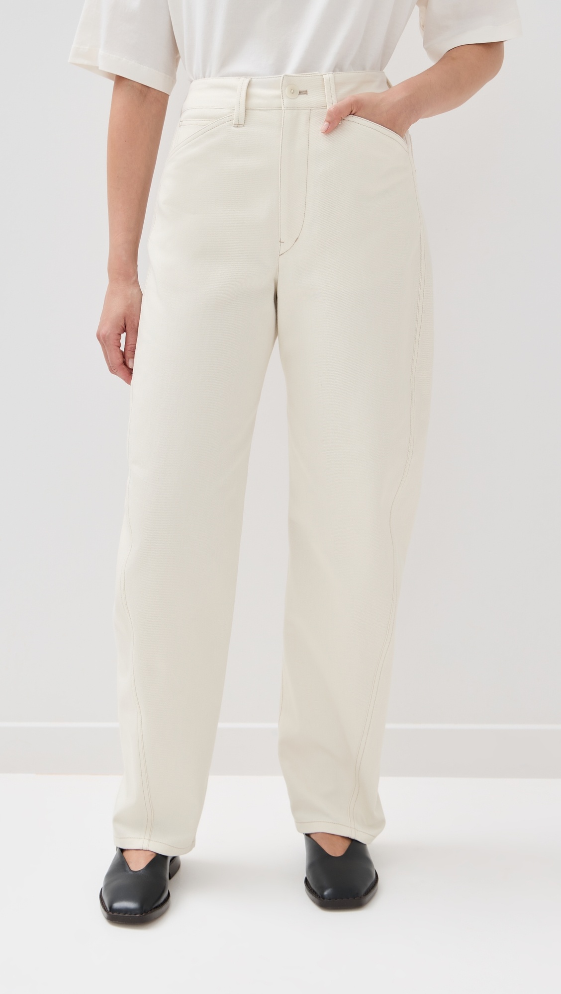 Five Pocket Twisted Pants - 2