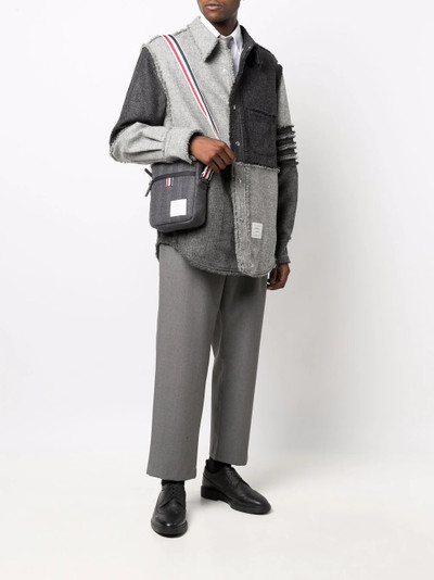 Thom Browne RWB-strap crossbody bag outlook