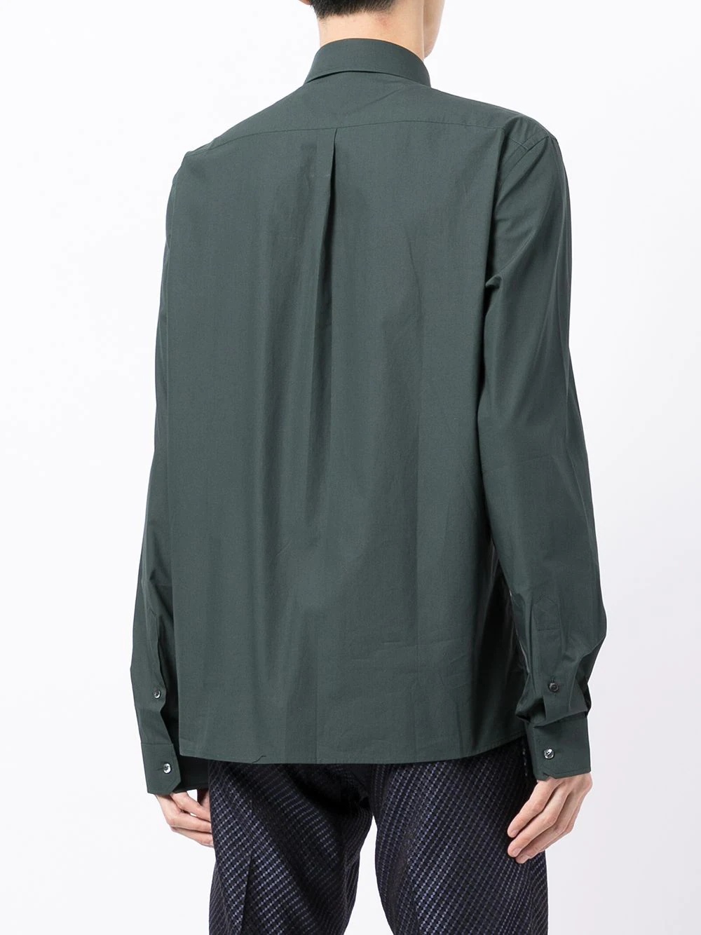 button-fastening long-sleeve shirt - 4