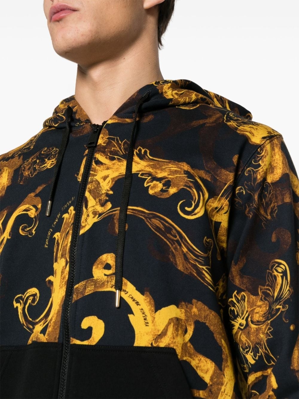 Watercolour Couture hooded jacket - 5