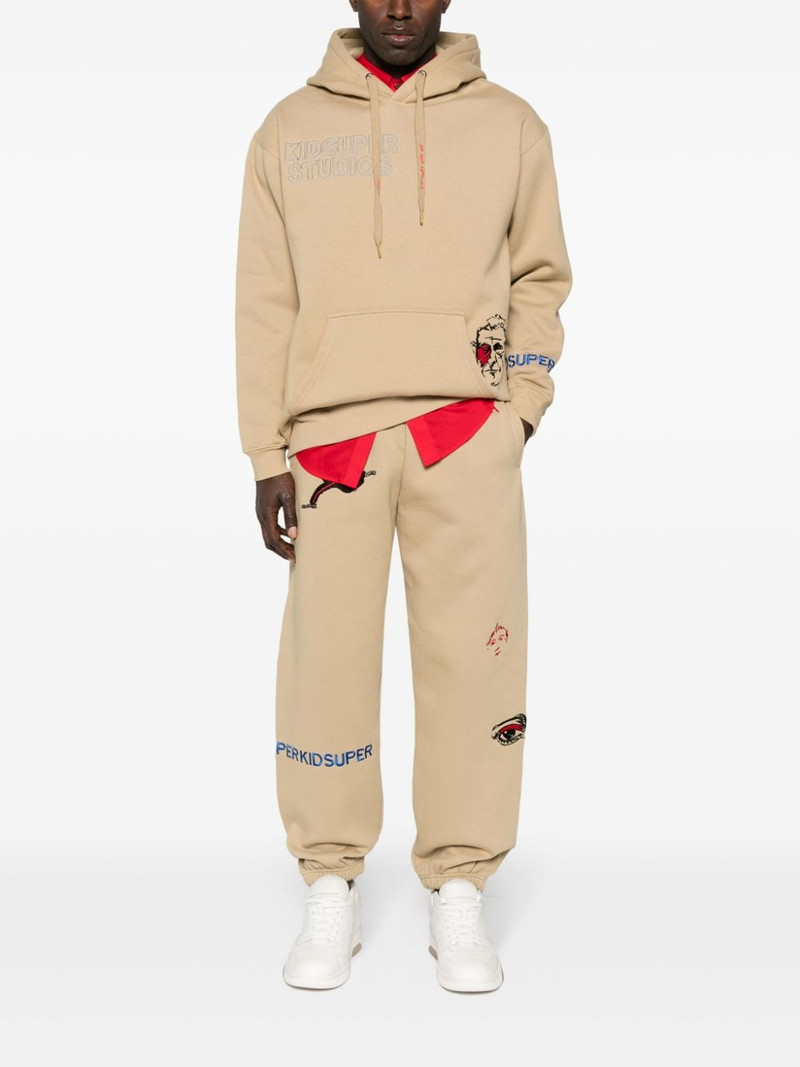 KidSuper logo-embroidered track pants outlook