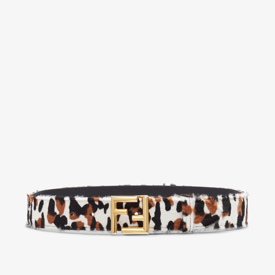 Multicolor sheepskin belt - 1