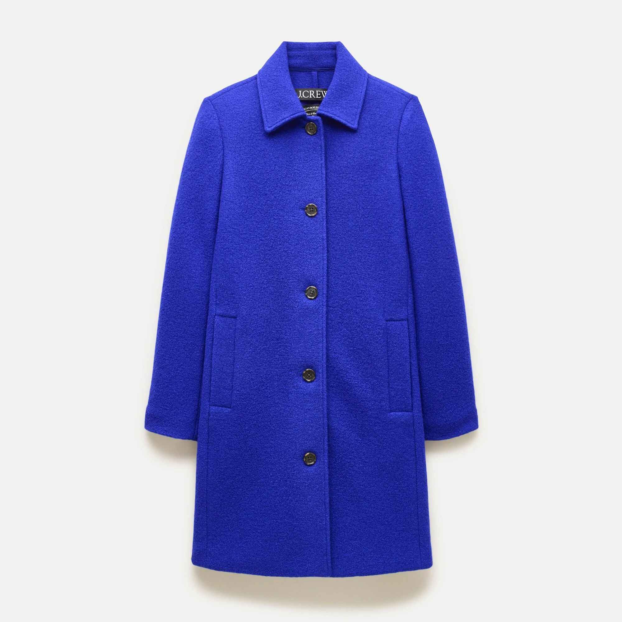 Car coat in Italian boiled wool - 1
