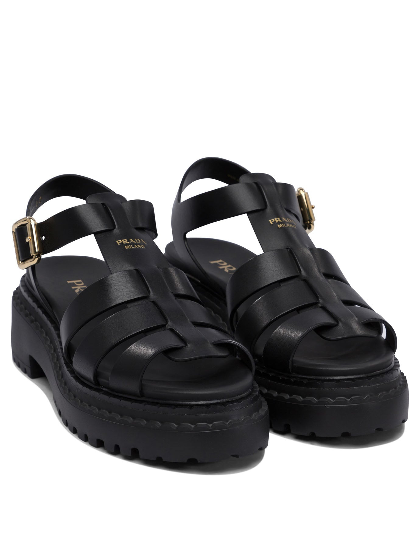 Prada Leather Sandals - 2