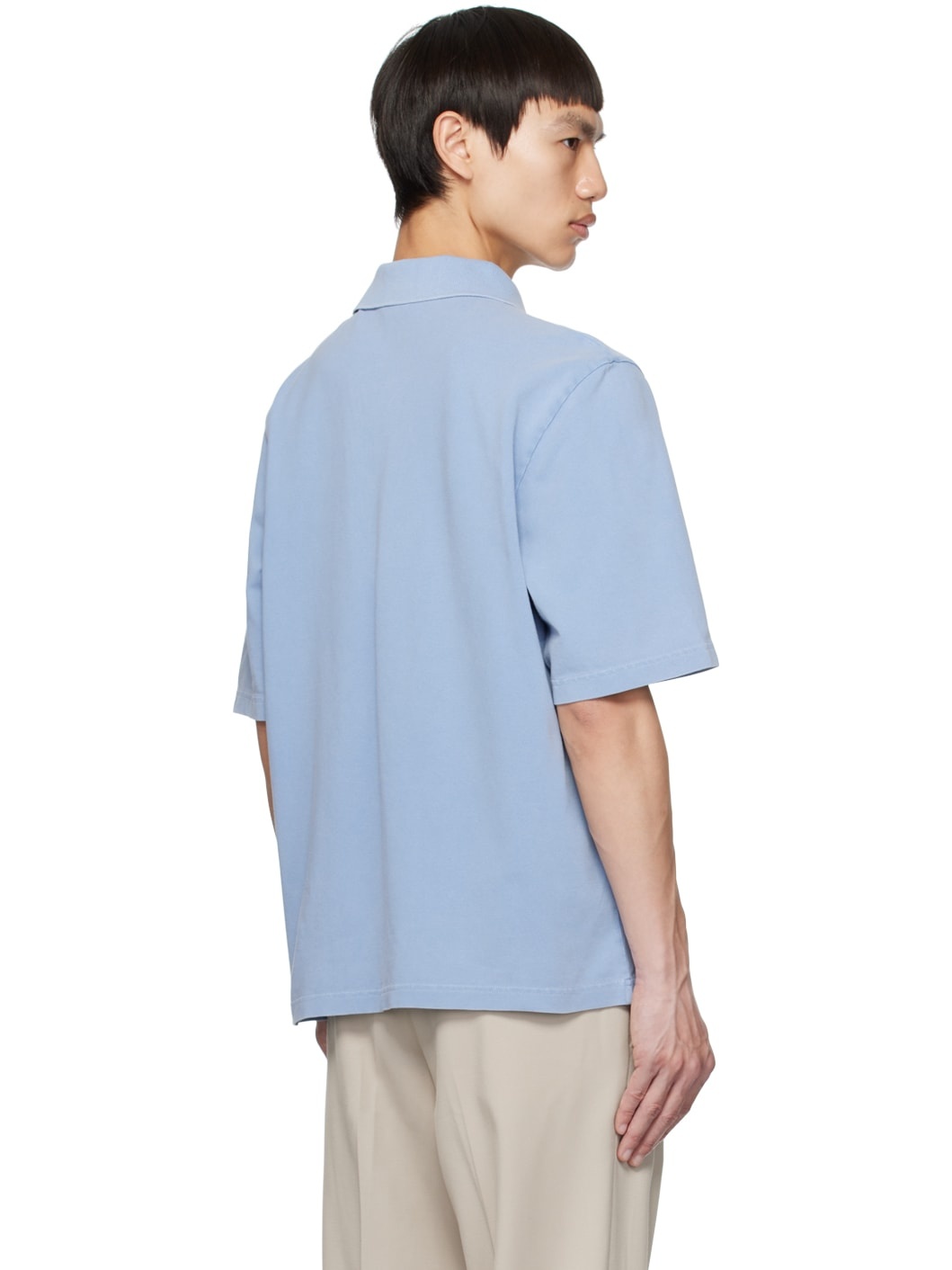 Blue Boxy Polo - 3