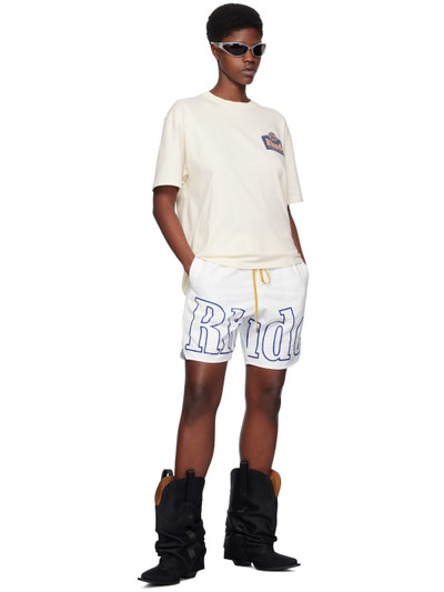 Rhude White Printed Shorts outlook