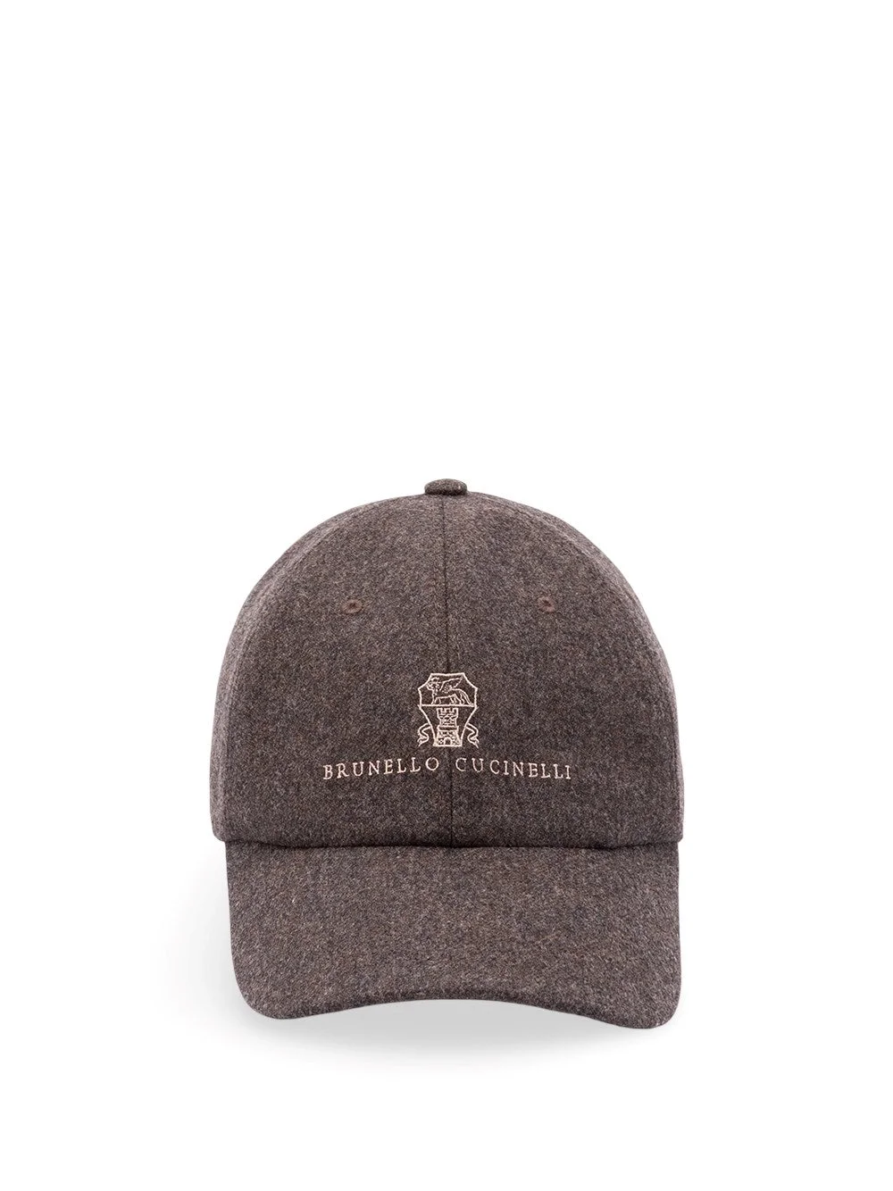 Brunello Cucinelli Men Baseball Cap With Embroidered Logo - 1