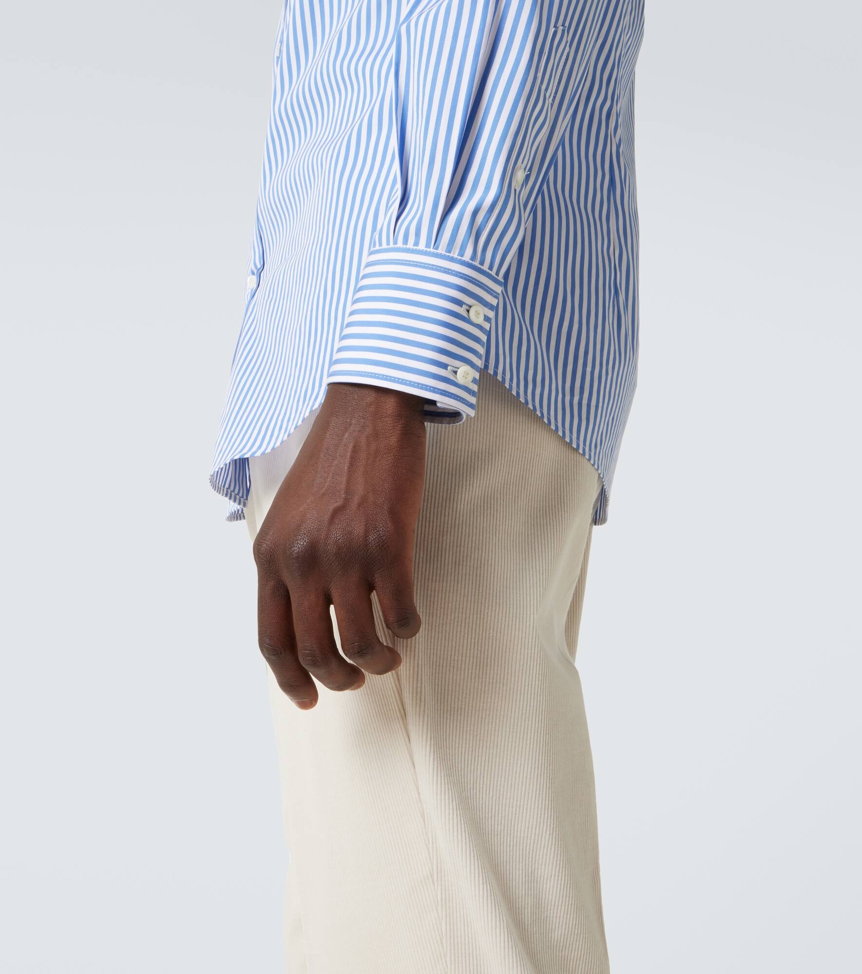 Cotton striped shirt - 5