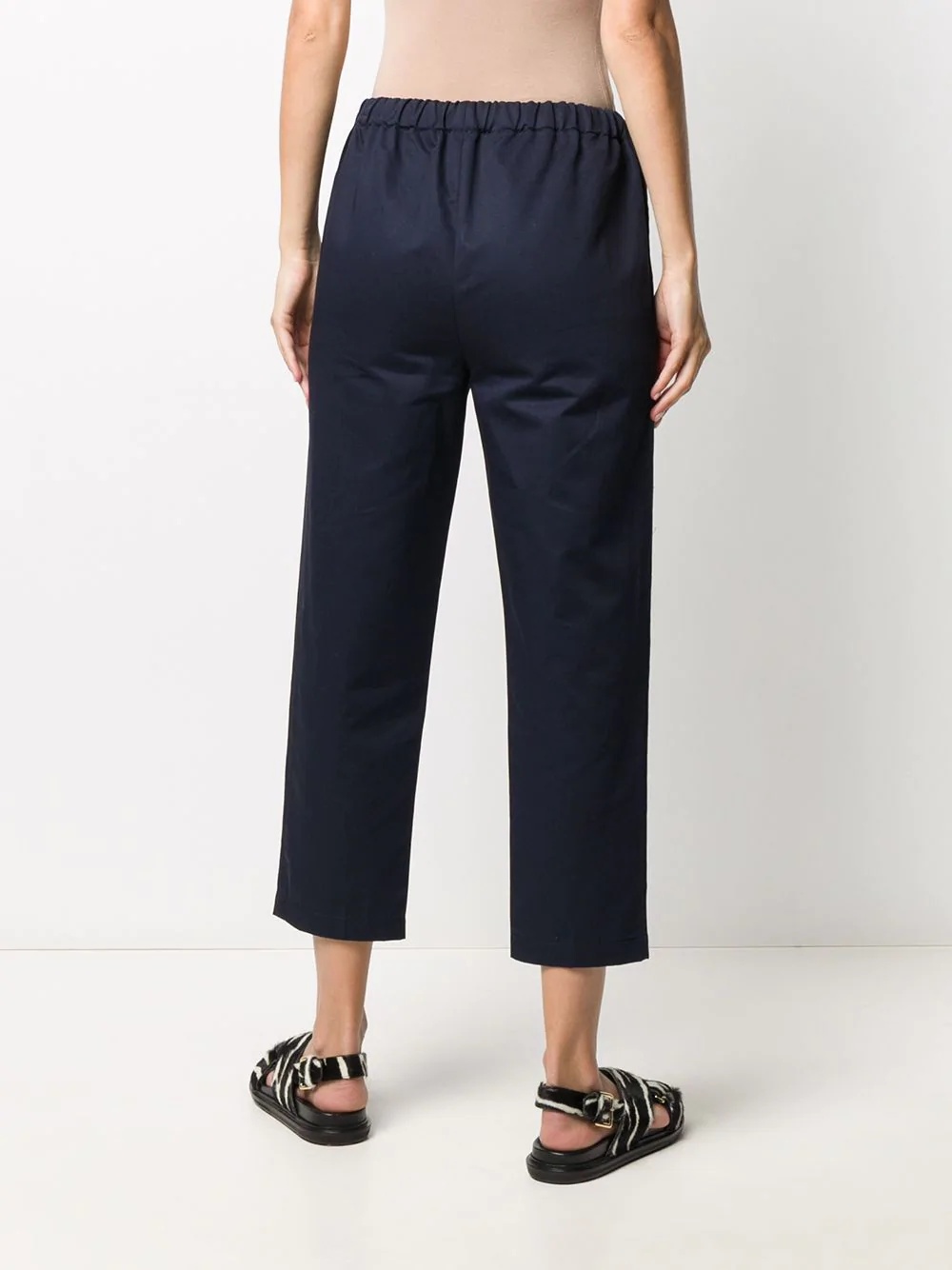 cropped straight trousers - 4