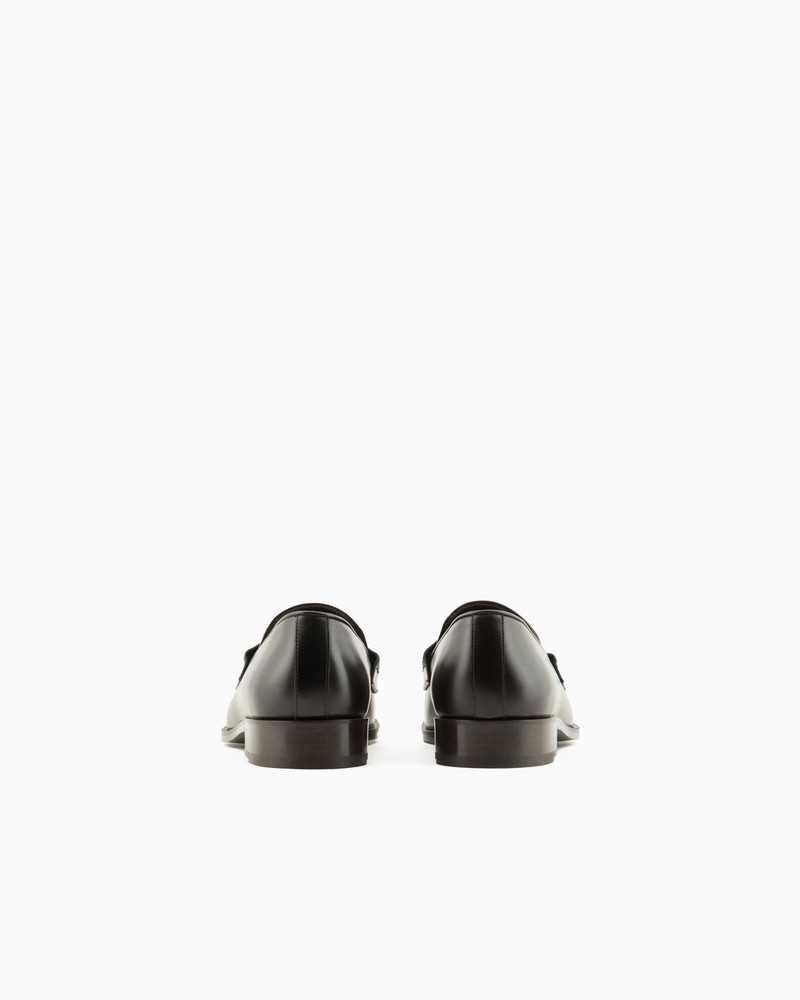 GIORGIO ARMANI 가죽 loafers outlook