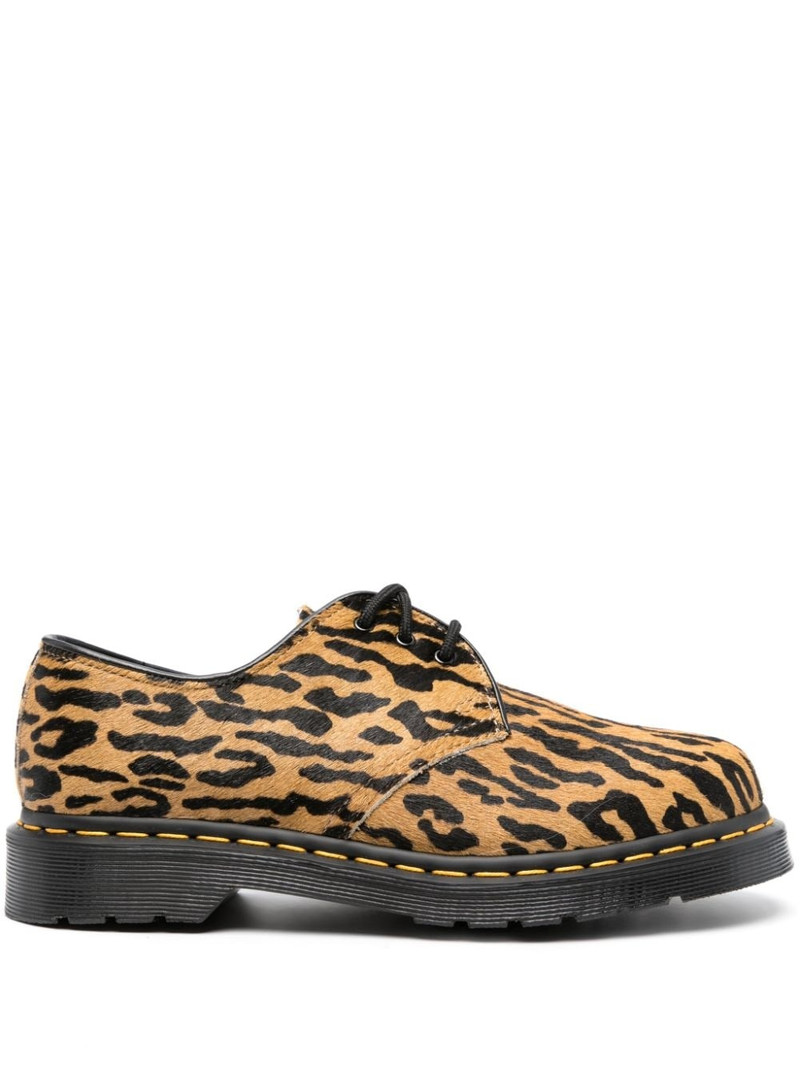 x Wacko 마리아 1461 leopard 인쇄 옥스포드 신발 - 1