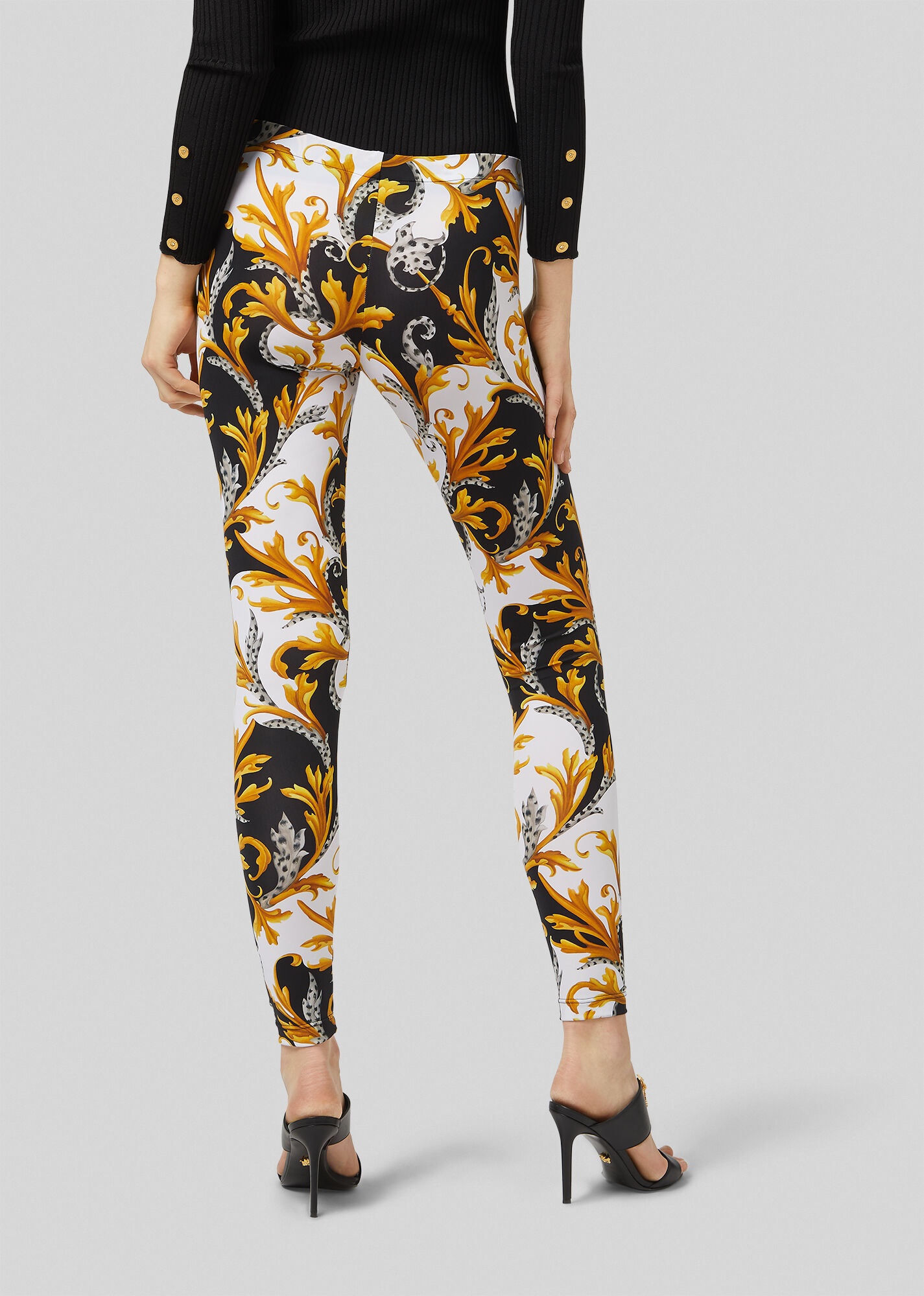 Acanthus Print Leggings - 3