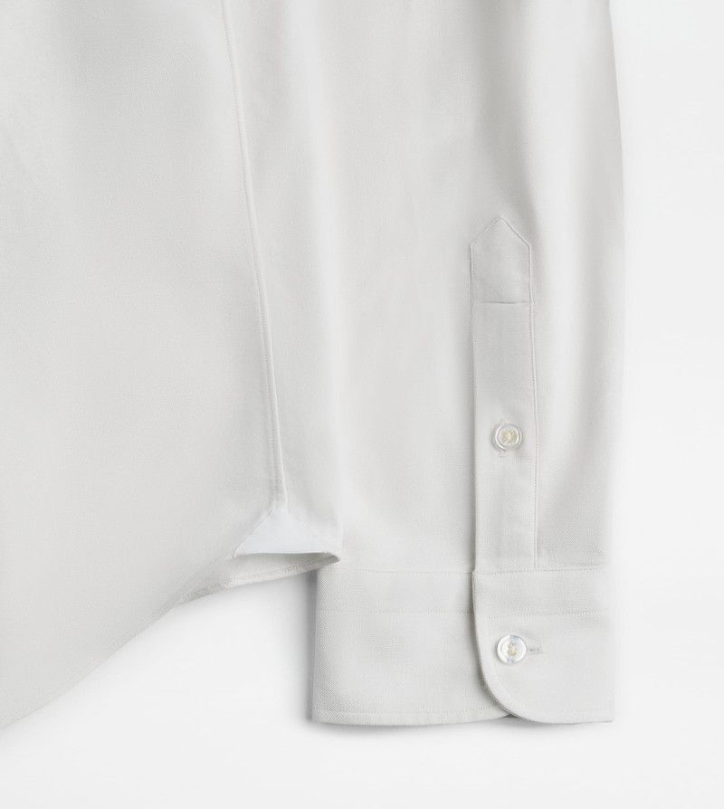 RELAXED FIT SHIRT IN OXFORD - WHITE 6