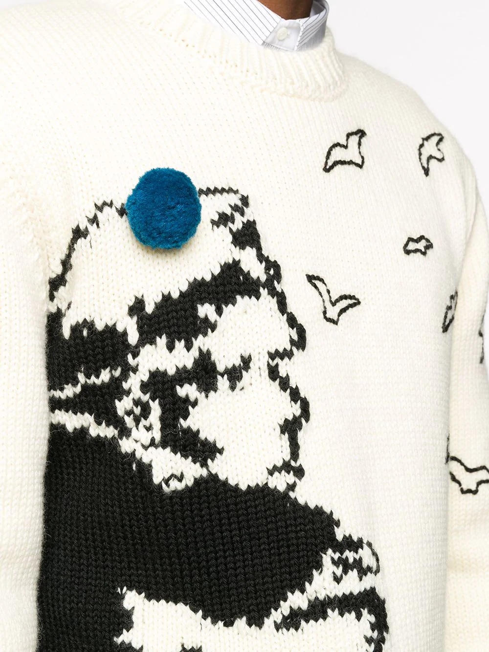 intarsia-knit jumper - 5