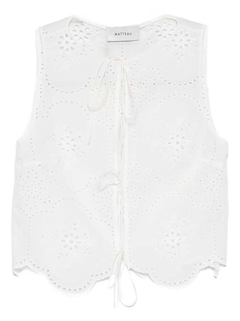 broderie tie top - 1