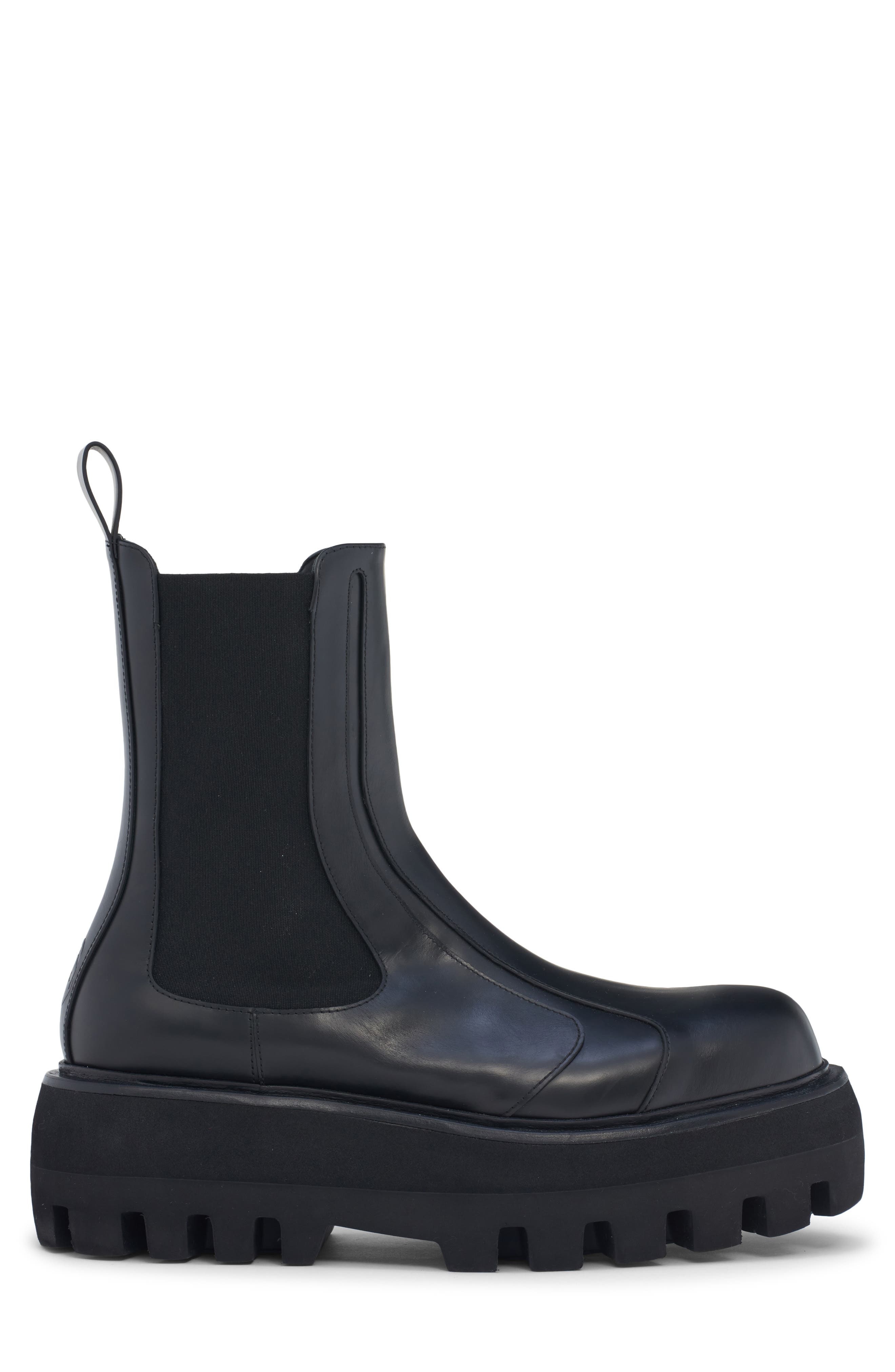 Alexander McQueen Sofa Hi Platform Chelsea Boot in Black at Nordstrom - 3