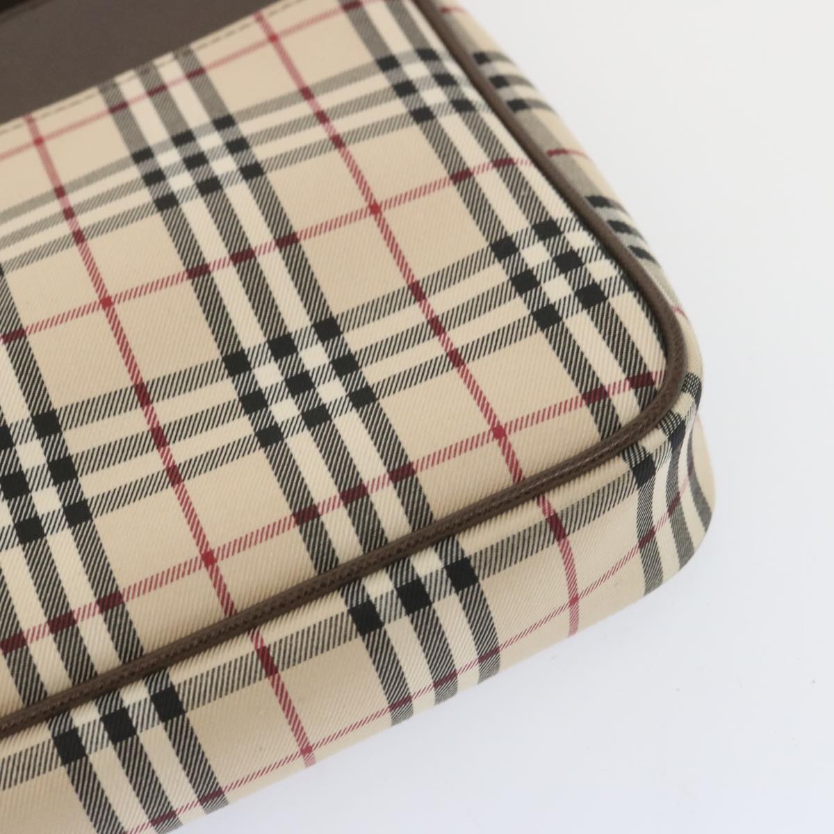 Burberry Nova Check Shoulder Bag Canvas Beige - 16