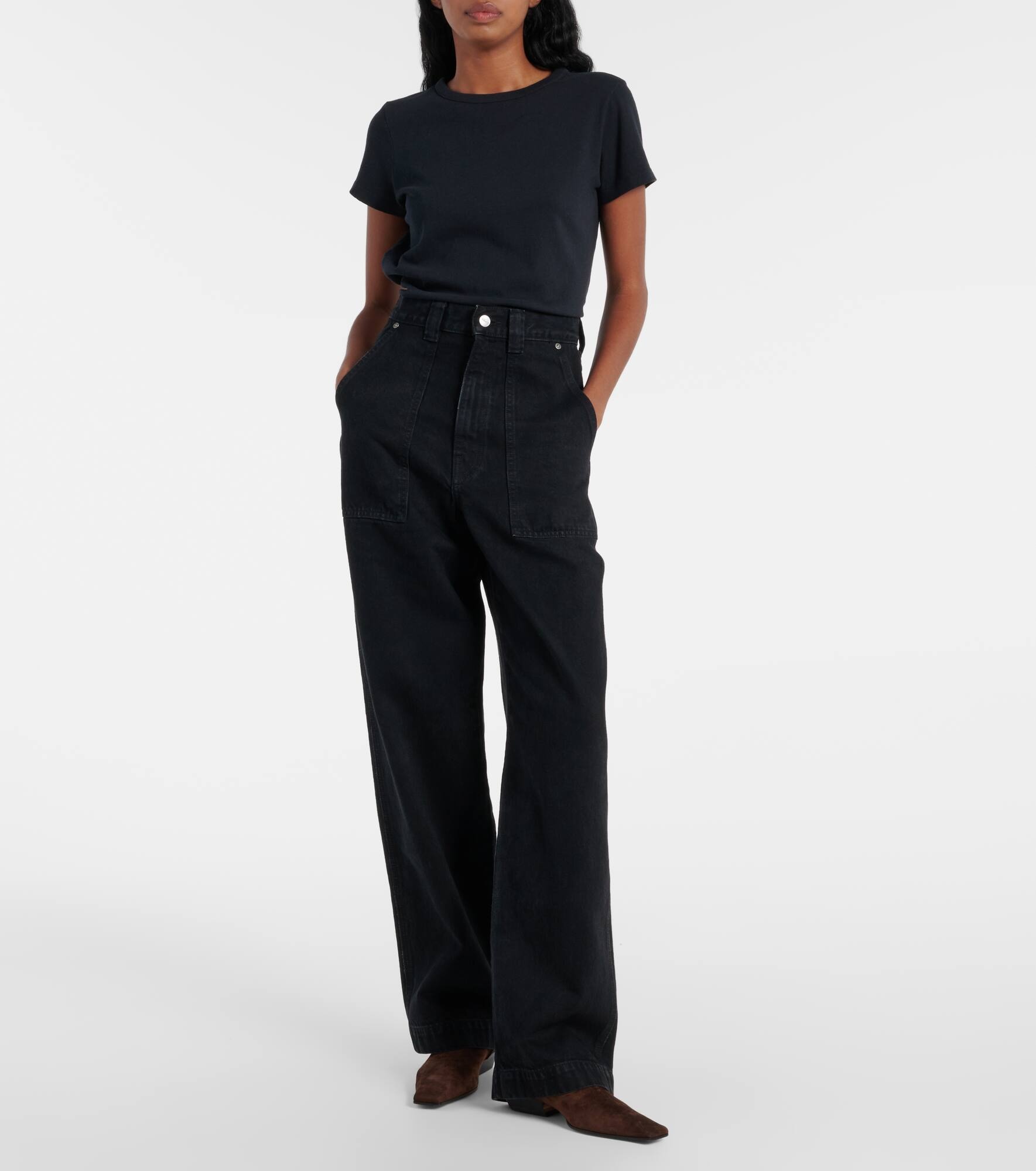 Hewitt high-rise straight jeans - 7