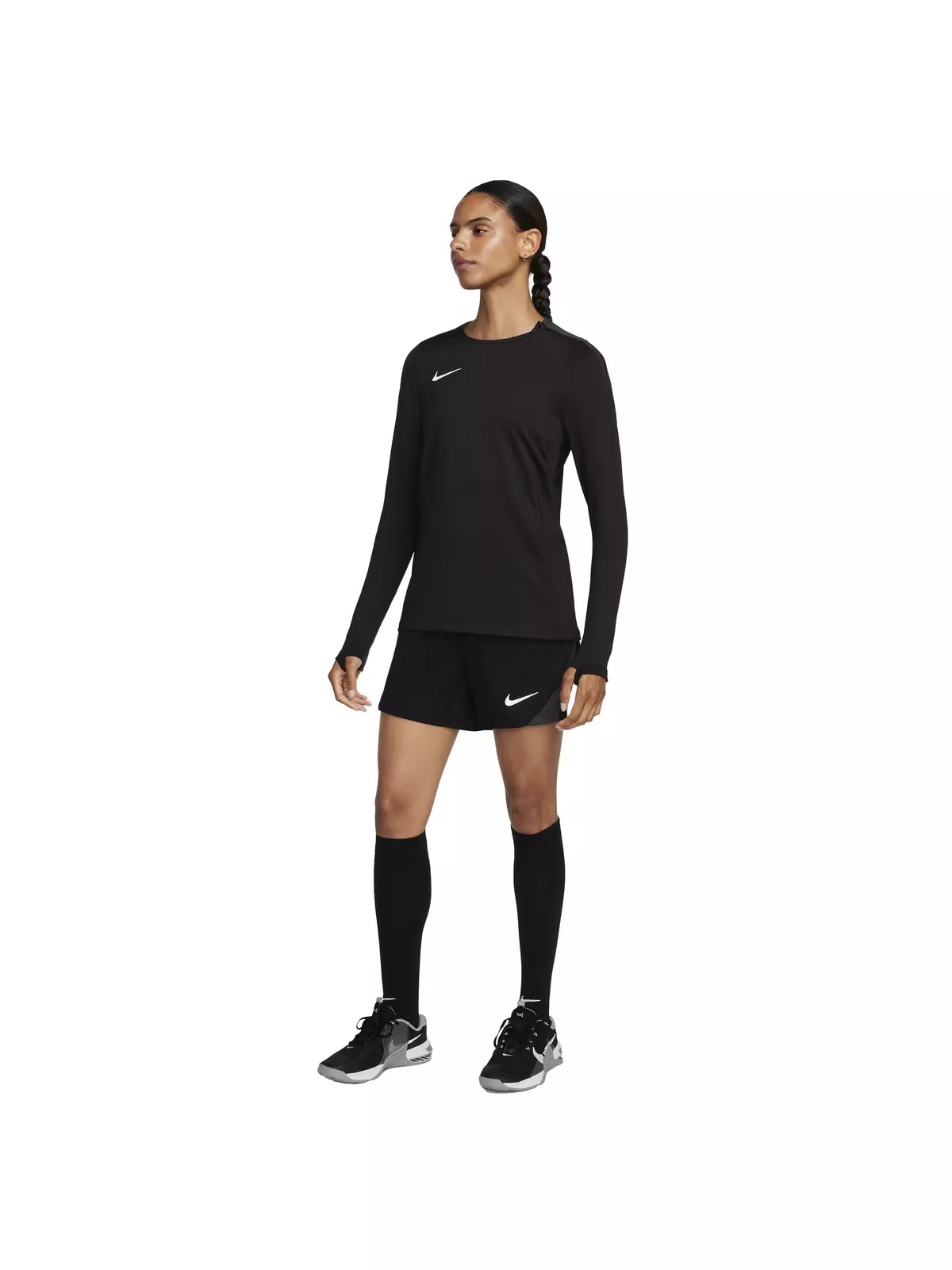 Women's Dri-FIT Strike K Soccer Shorts -Black - 6