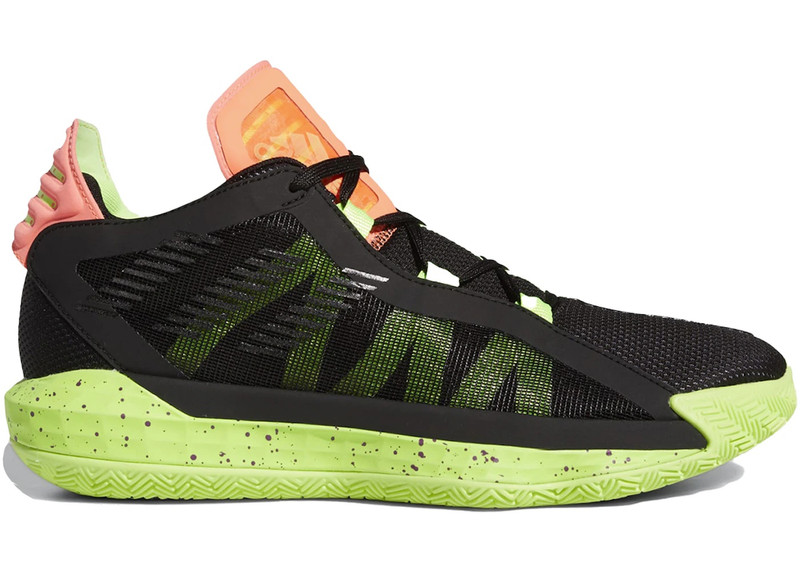 adidas Dame 6 Signal Green Coral 1