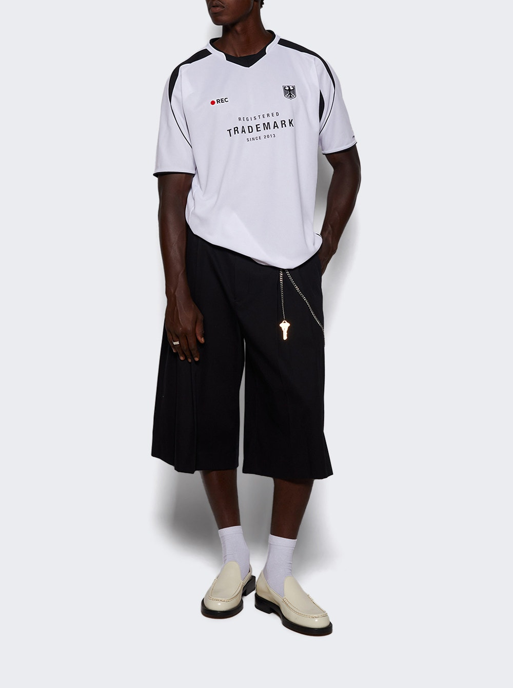 Trademark Football Jersey White - 5