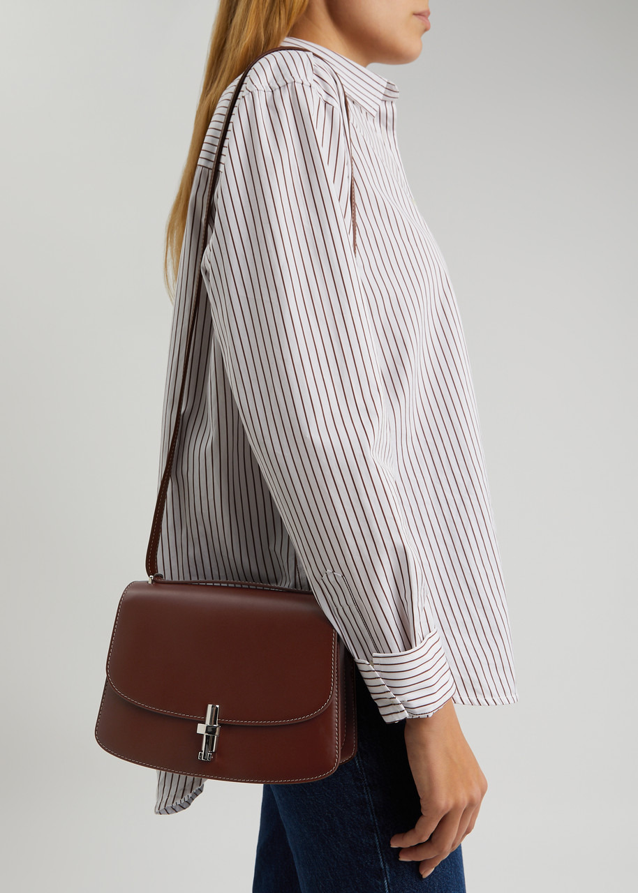 Sofia 8.75 leather shoulder bag - 5