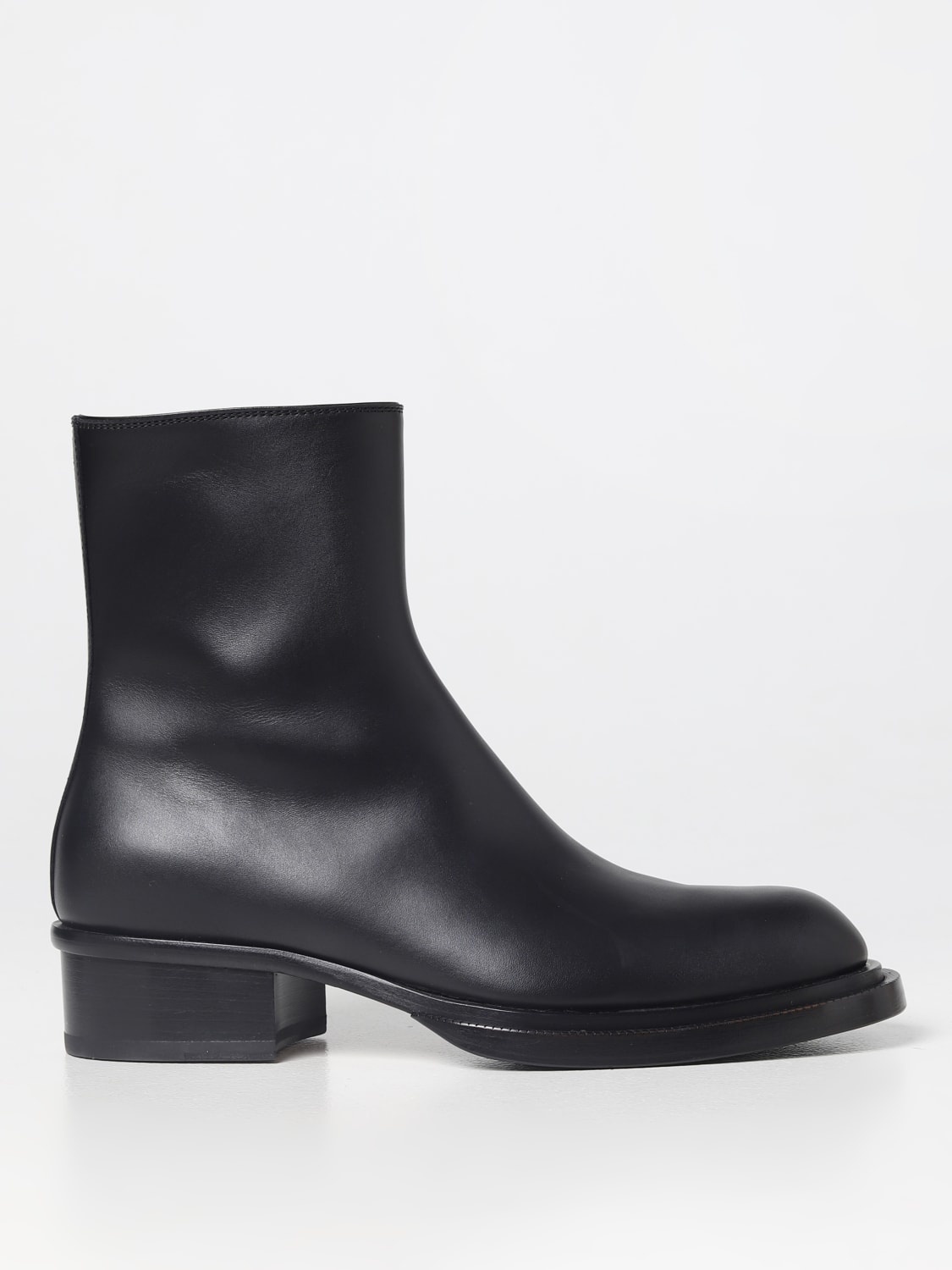 Alexander McQueen Stack ankle boots in leather - 1