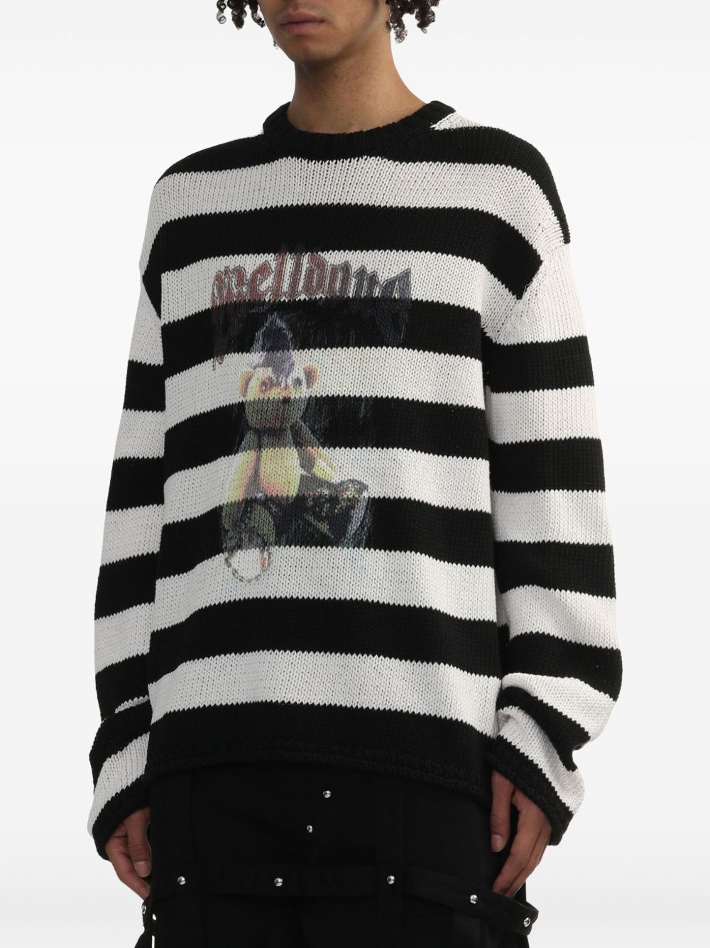 Punk Teddy striped jumper - 3