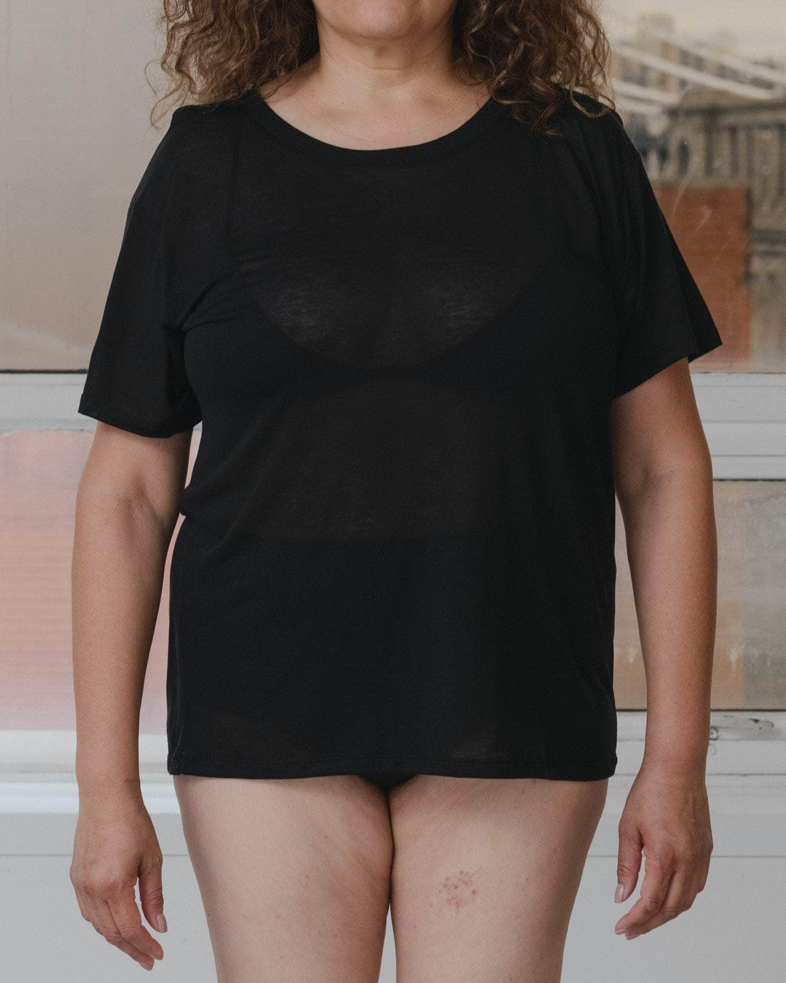 Loose Tee Shirt - Bamboo Lyocell - 3