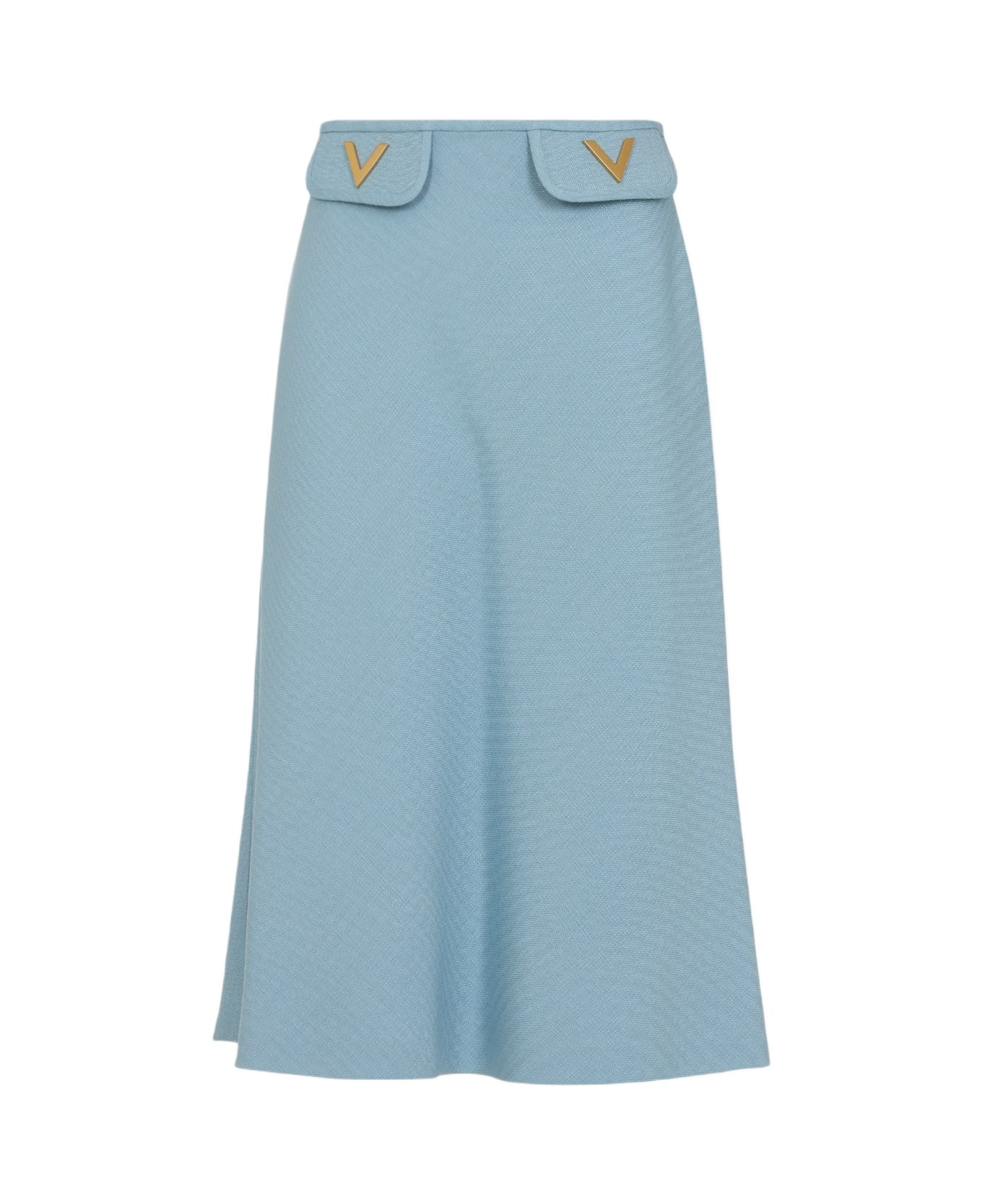 Viscose Midi Skirt - 1