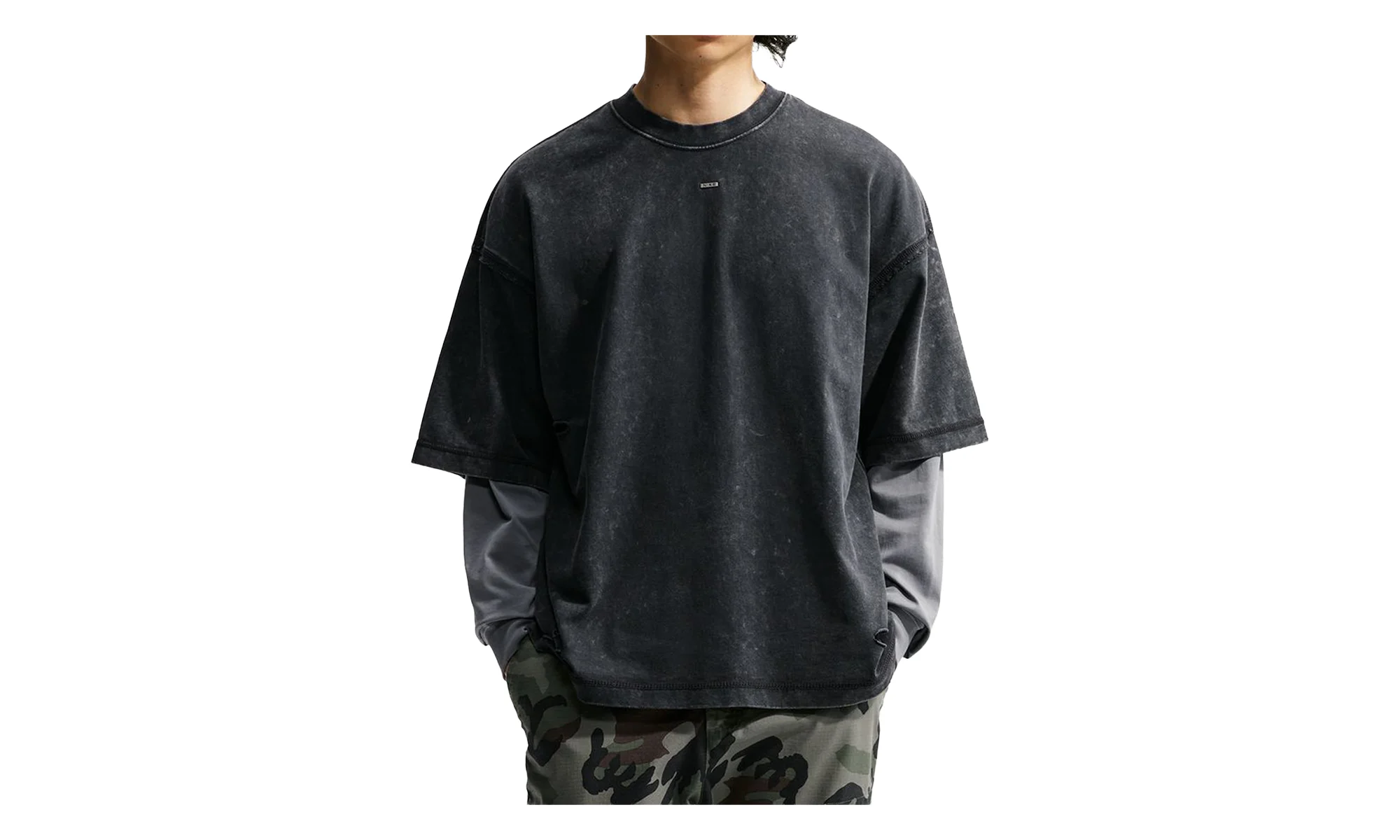 NSW Ice Silver T-Shirt "Black / Ice Silver / Dark Smoke Grey" IQ5917 010 - 1