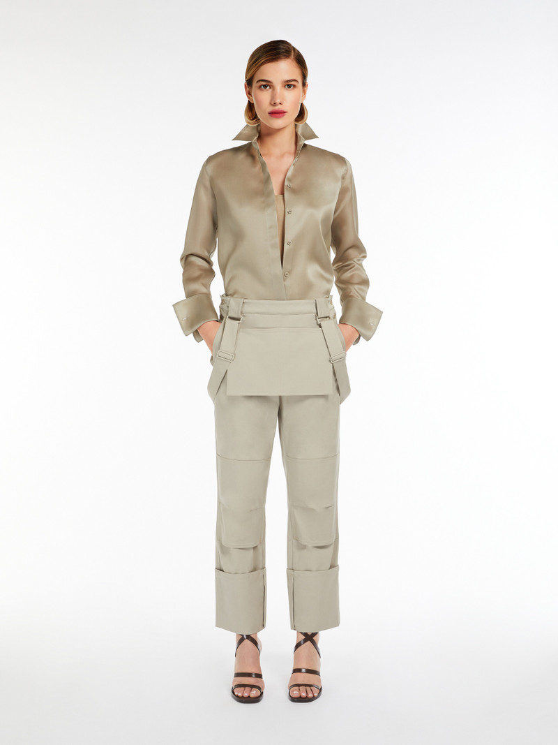 Max Mara NOLA Silk organza shirt outlook