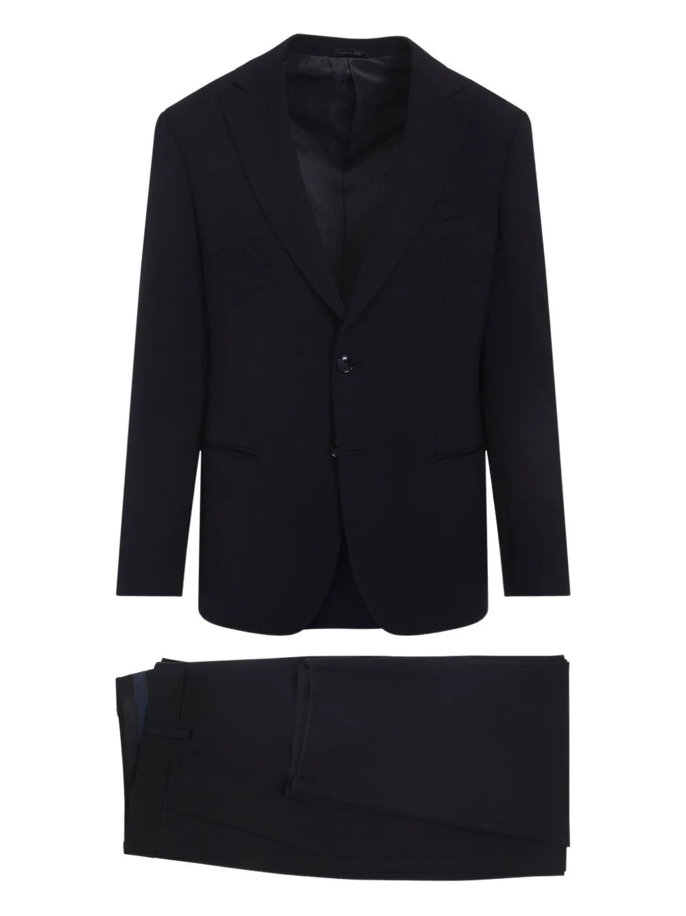 buttoned wool suit - 1
