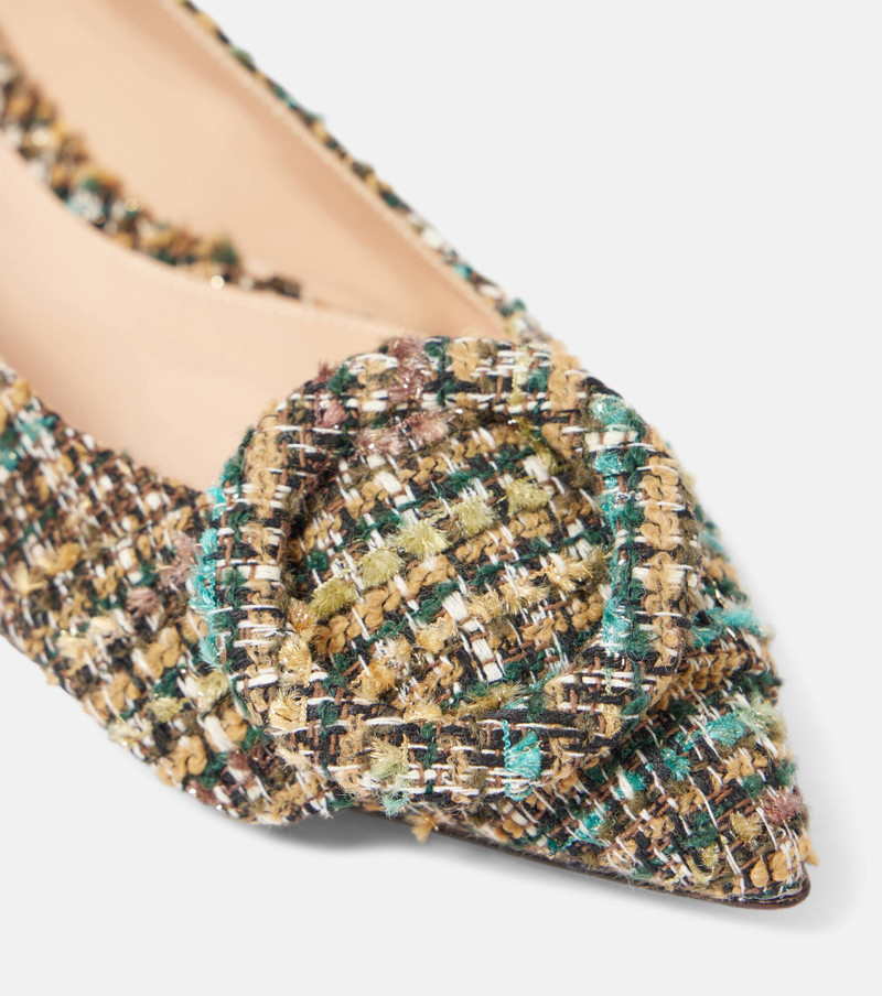 Venezia tweed ballet flats 6