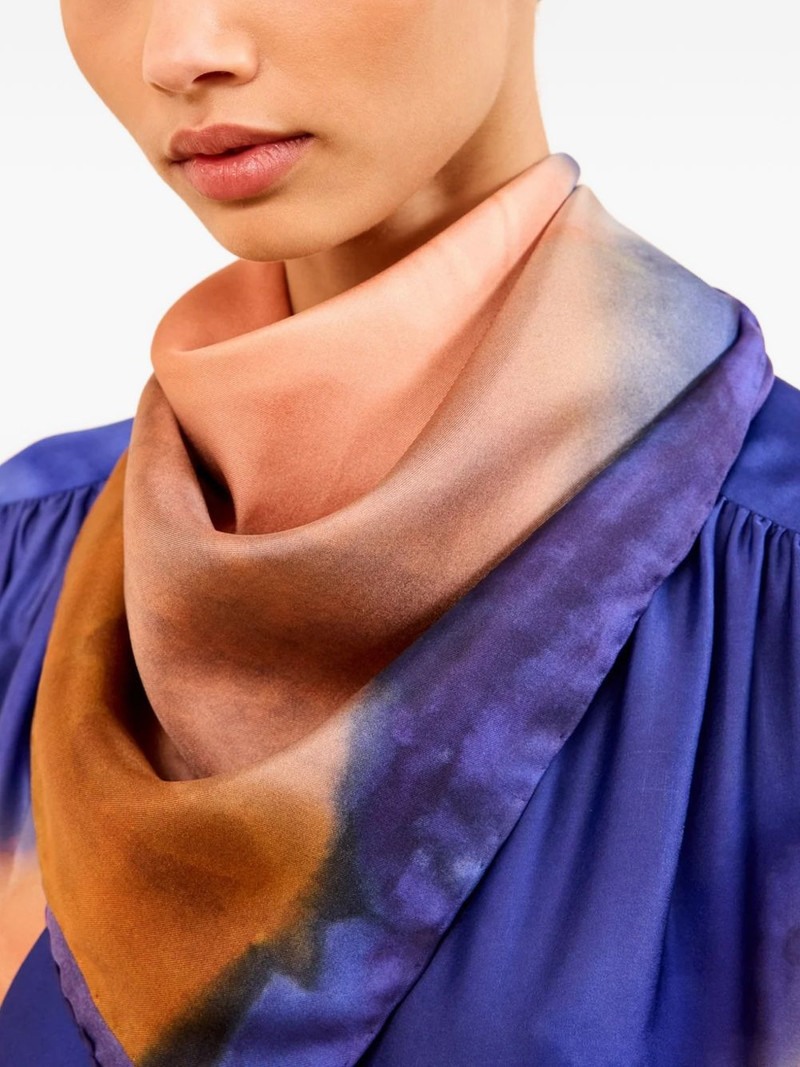 ULLA JOHNSON Chiara ombré scarf outlook