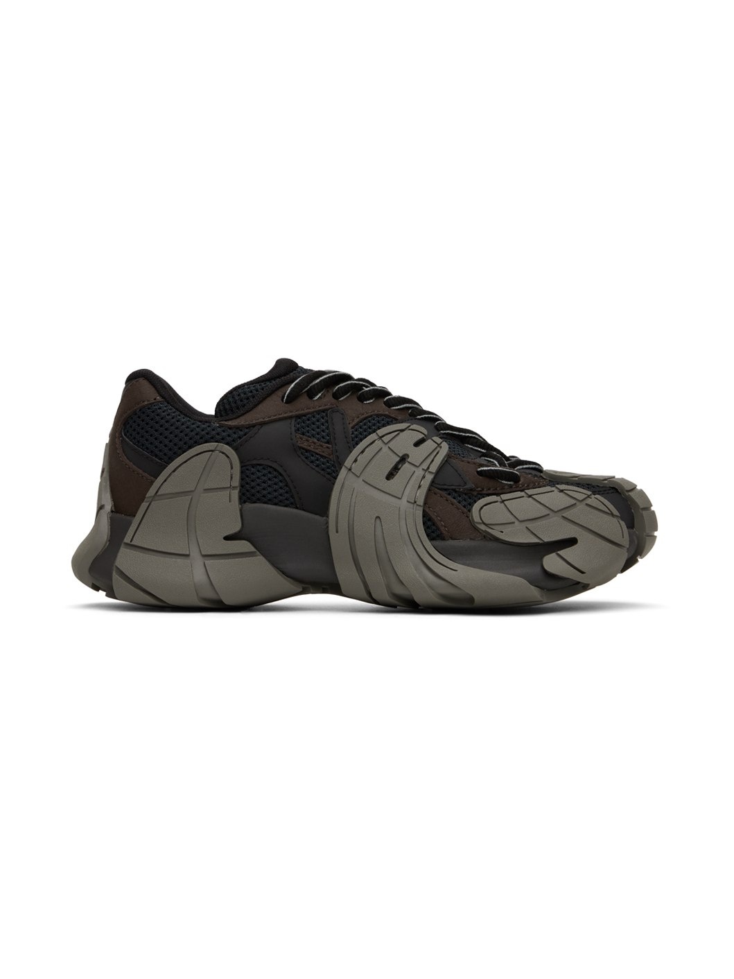 Brown & Gray Tormenta Sneakers - 1