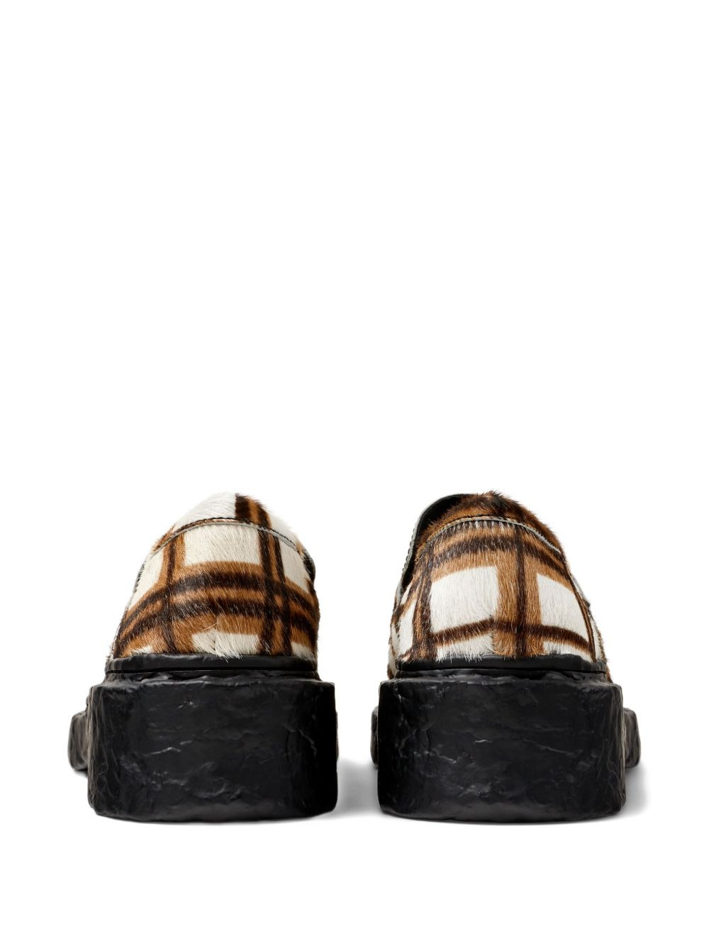 Vamonos checked-pattern loafers - 3